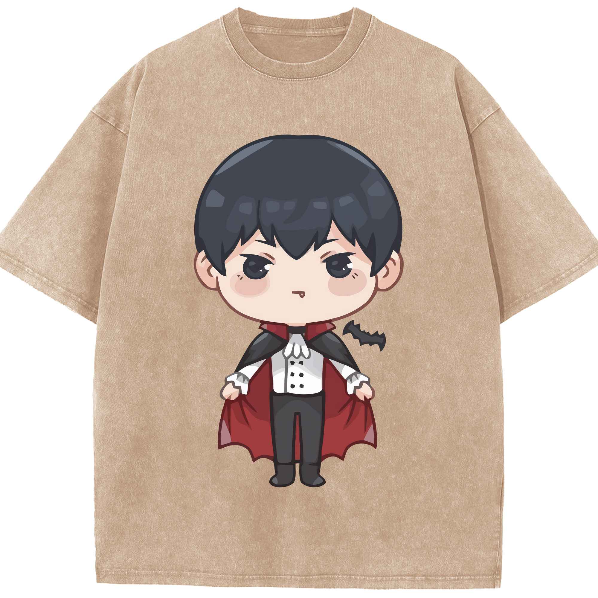 （画像用） ハイキュー!! Haikyu!! 綿100% ヴィンテージ風 半袖Tシャツ（フロントプリント）