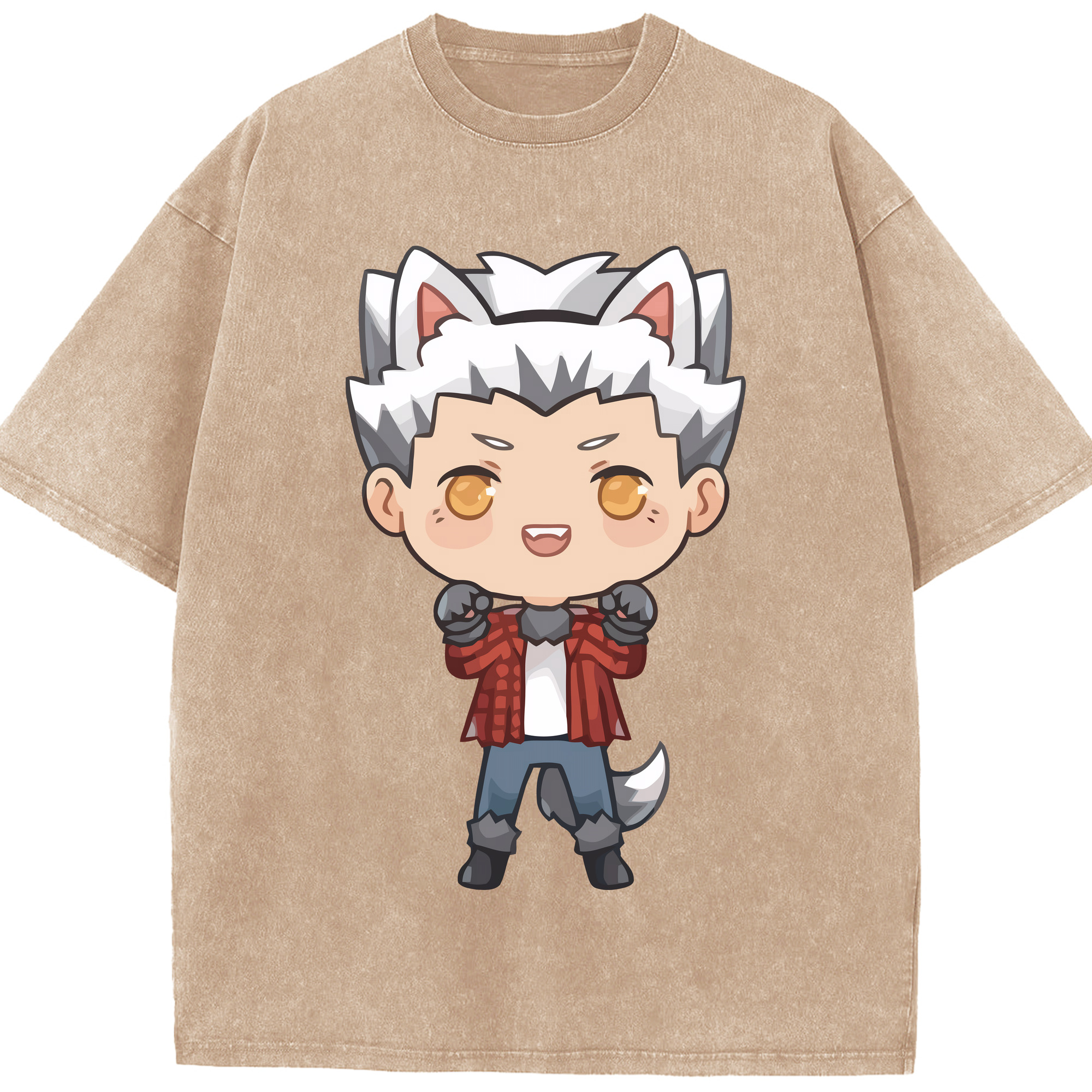 （画像用） ハイキュー!! Haikyu!! 綿100% ヴィンテージ風 半袖Tシャツ（フロントプリント）
