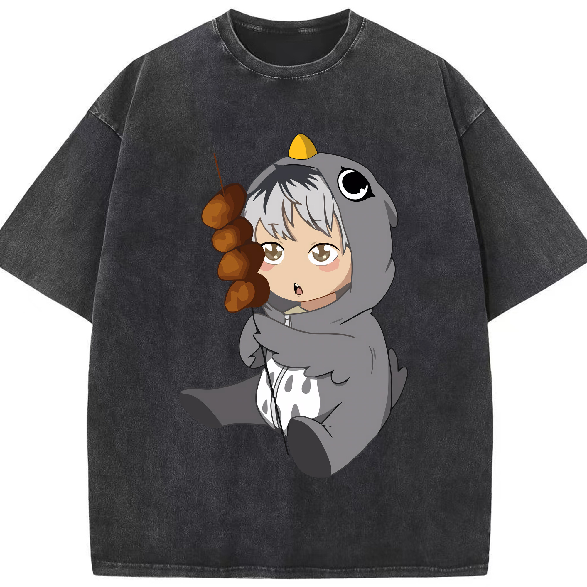（画像用） ハイキュー!! Haikyu!! 綿100% ヴィンテージ風 半袖Tシャツ（フロントプリント）