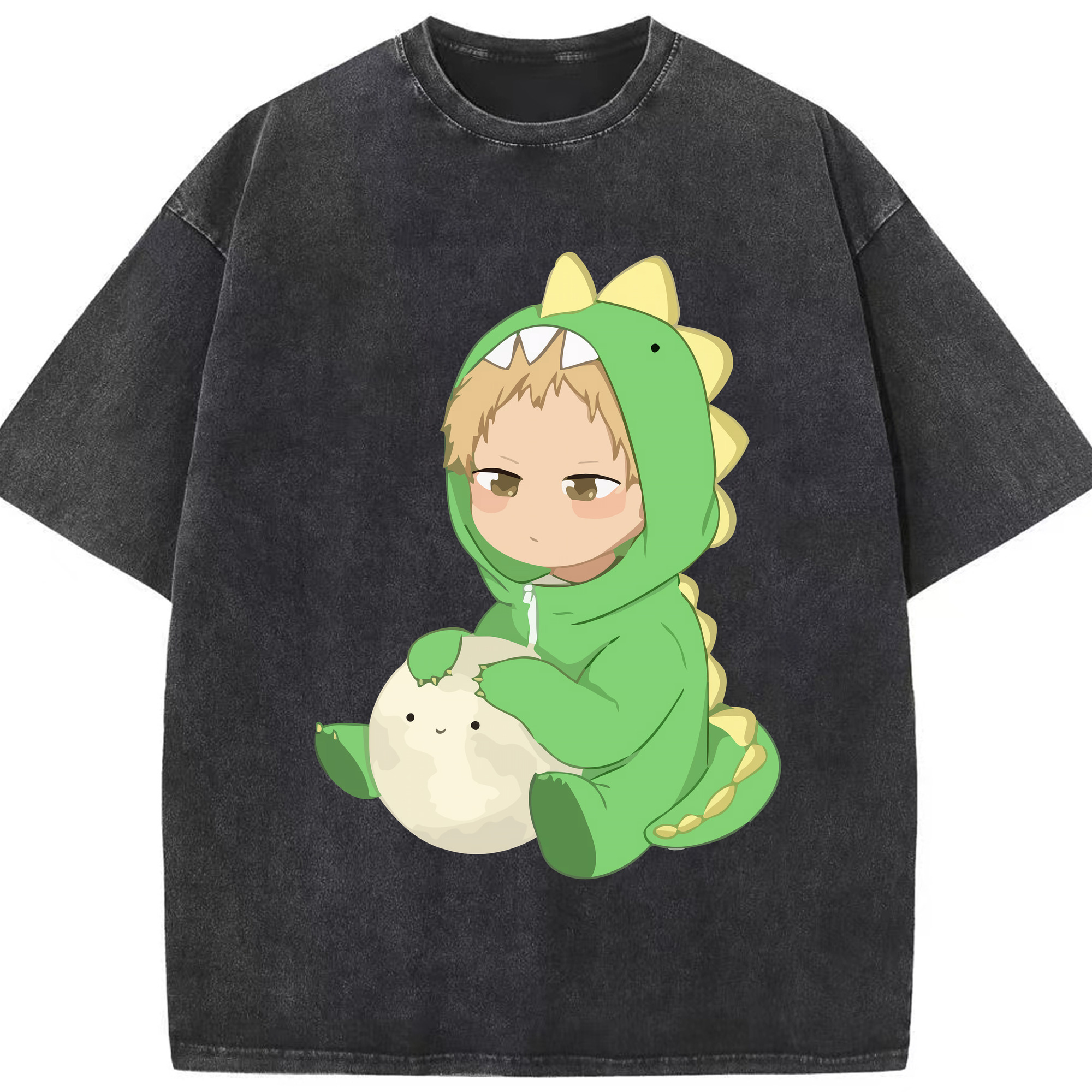 （画像用） ハイキュー!! Haikyu!! 綿100% ヴィンテージ風 半袖Tシャツ（フロントプリント）
