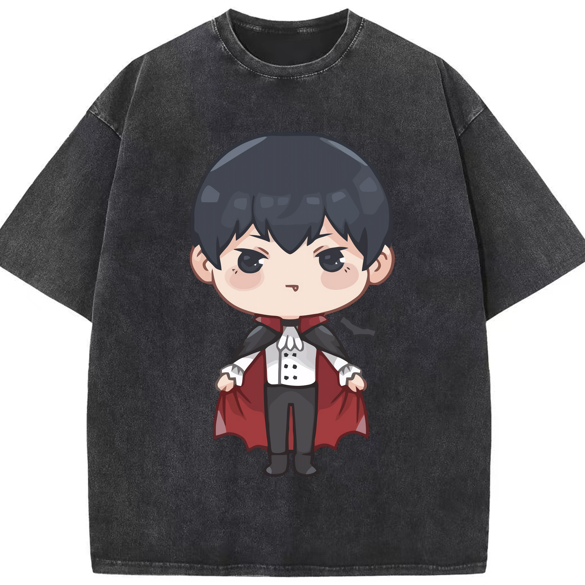 （画像用） ハイキュー!! Haikyu!! 綿100% ヴィンテージ風 半袖Tシャツ（フロントプリント）