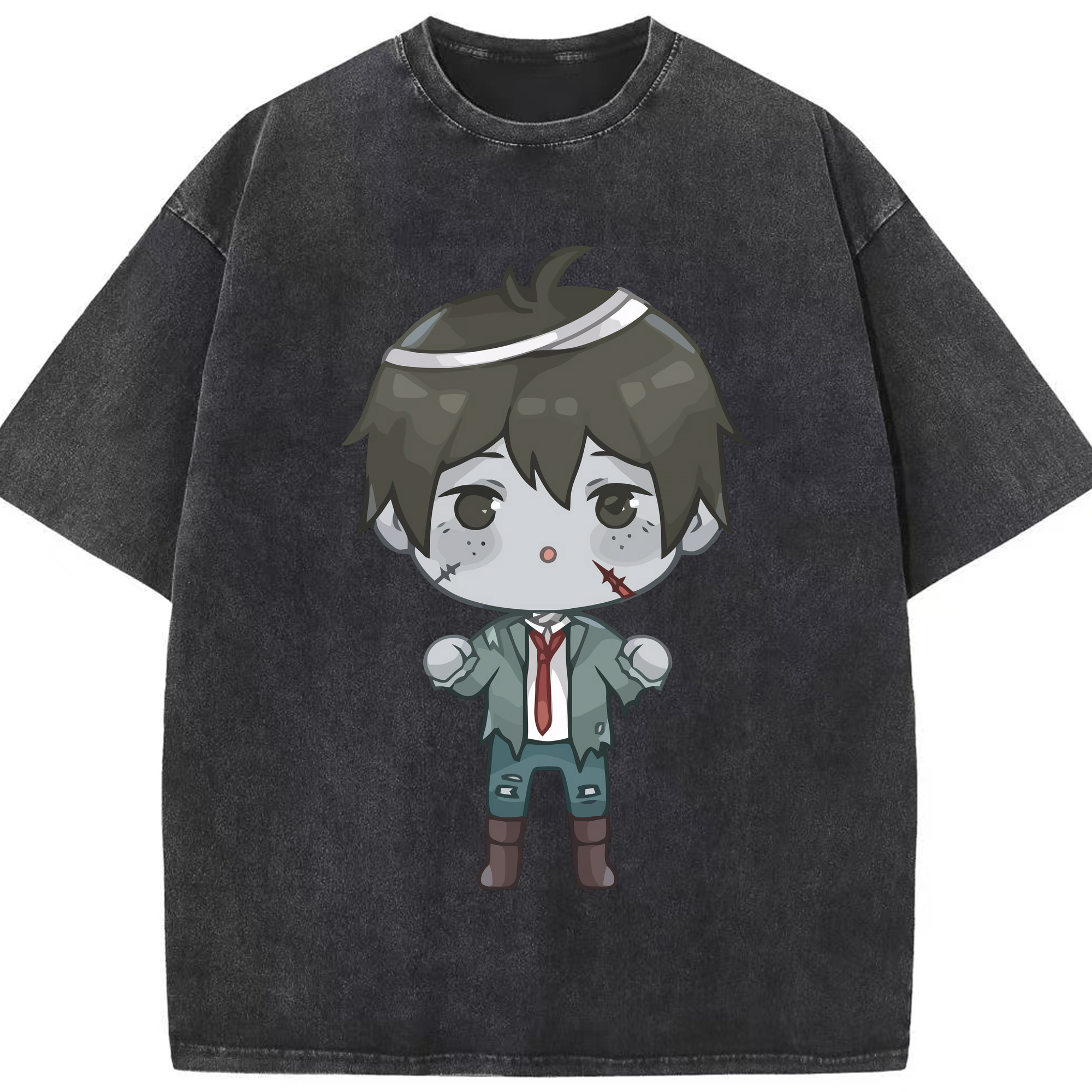 （画像用） ハイキュー!! Haikyu!! 綿100% ヴィンテージ風 半袖Tシャツ（フロントプリント）