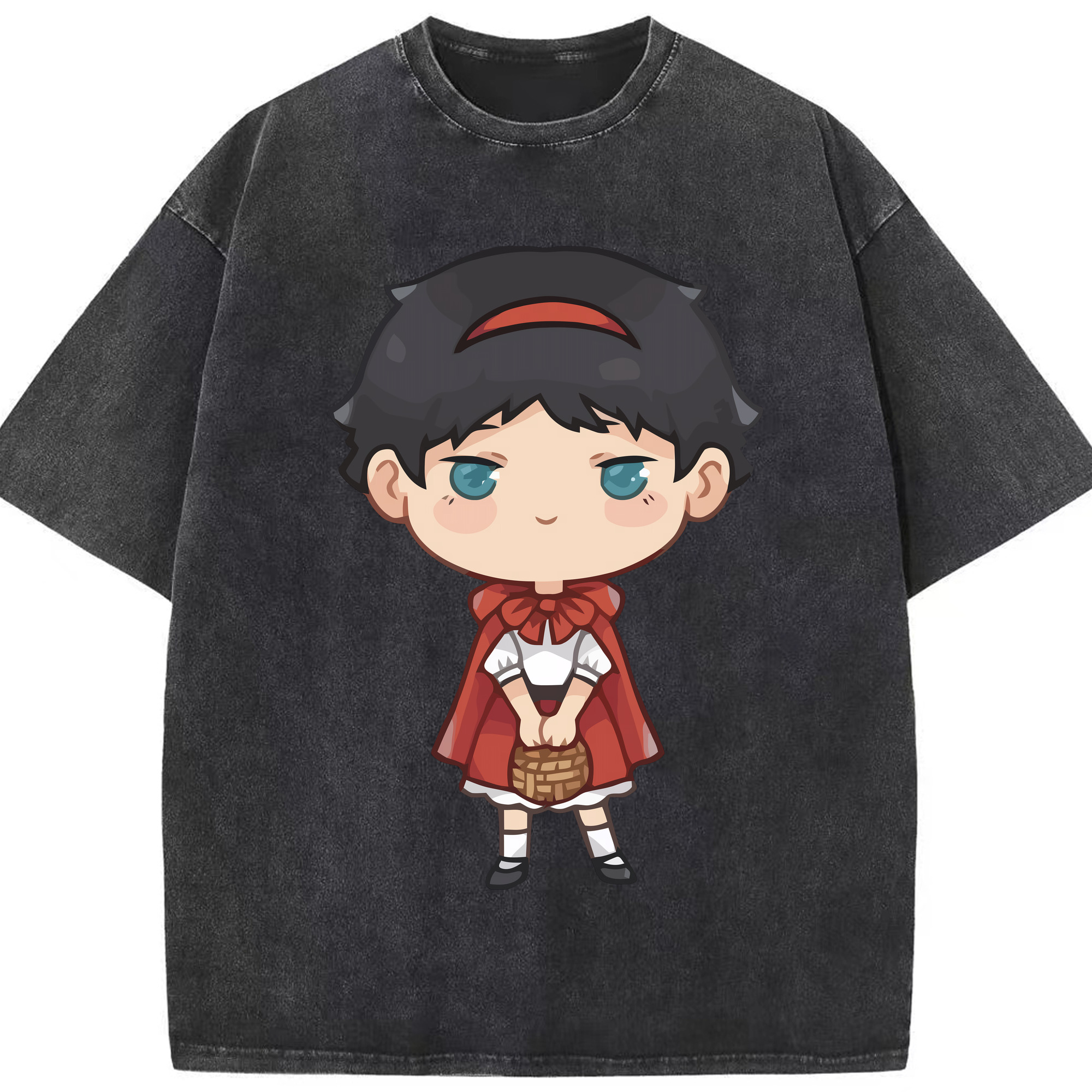 （画像用） ハイキュー!! Haikyu!! 綿100% ヴィンテージ風 半袖Tシャツ（フロントプリント）