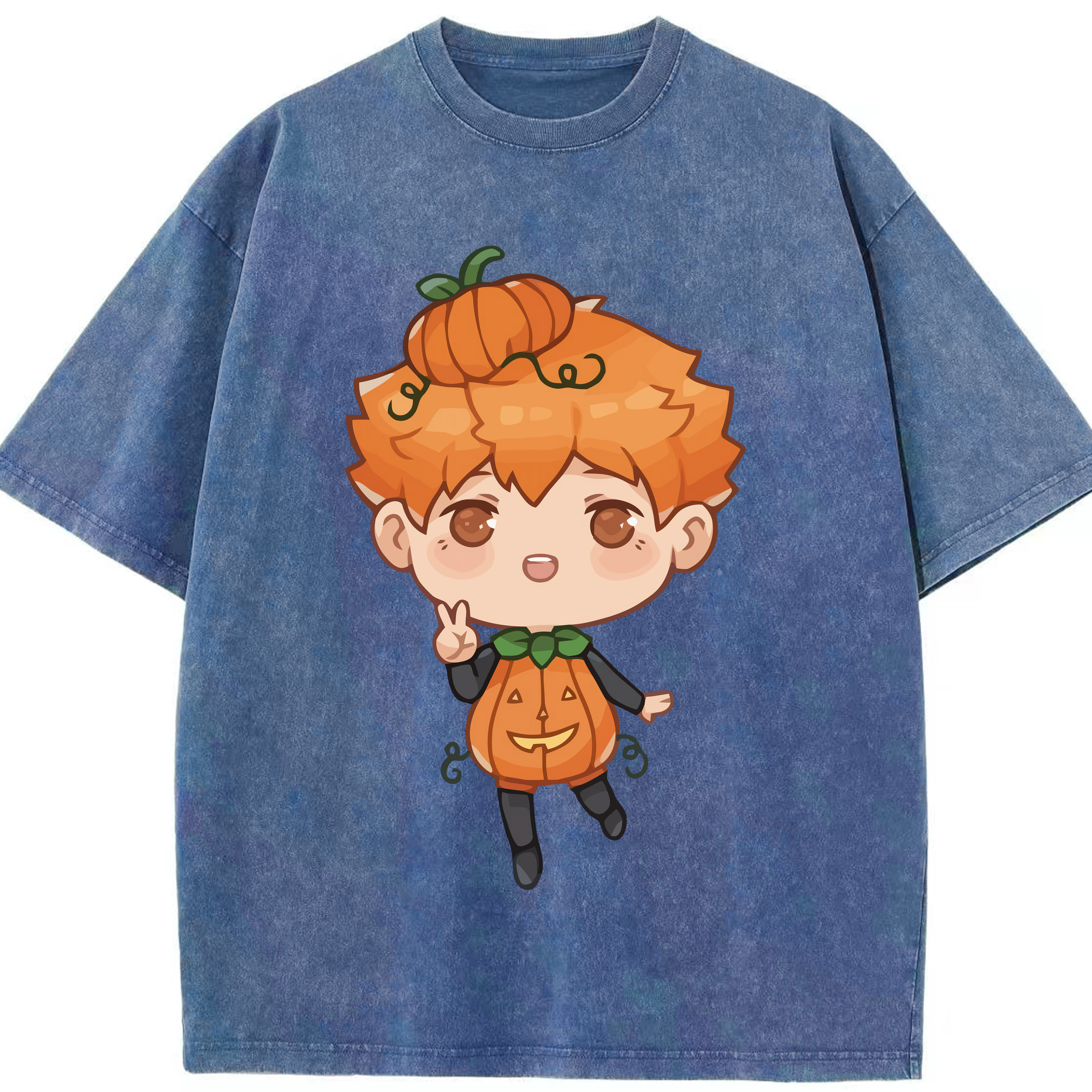 （画像用） ハイキュー!! Haikyu!! 綿100% ヴィンテージ風 半袖Tシャツ（フロントプリント）
