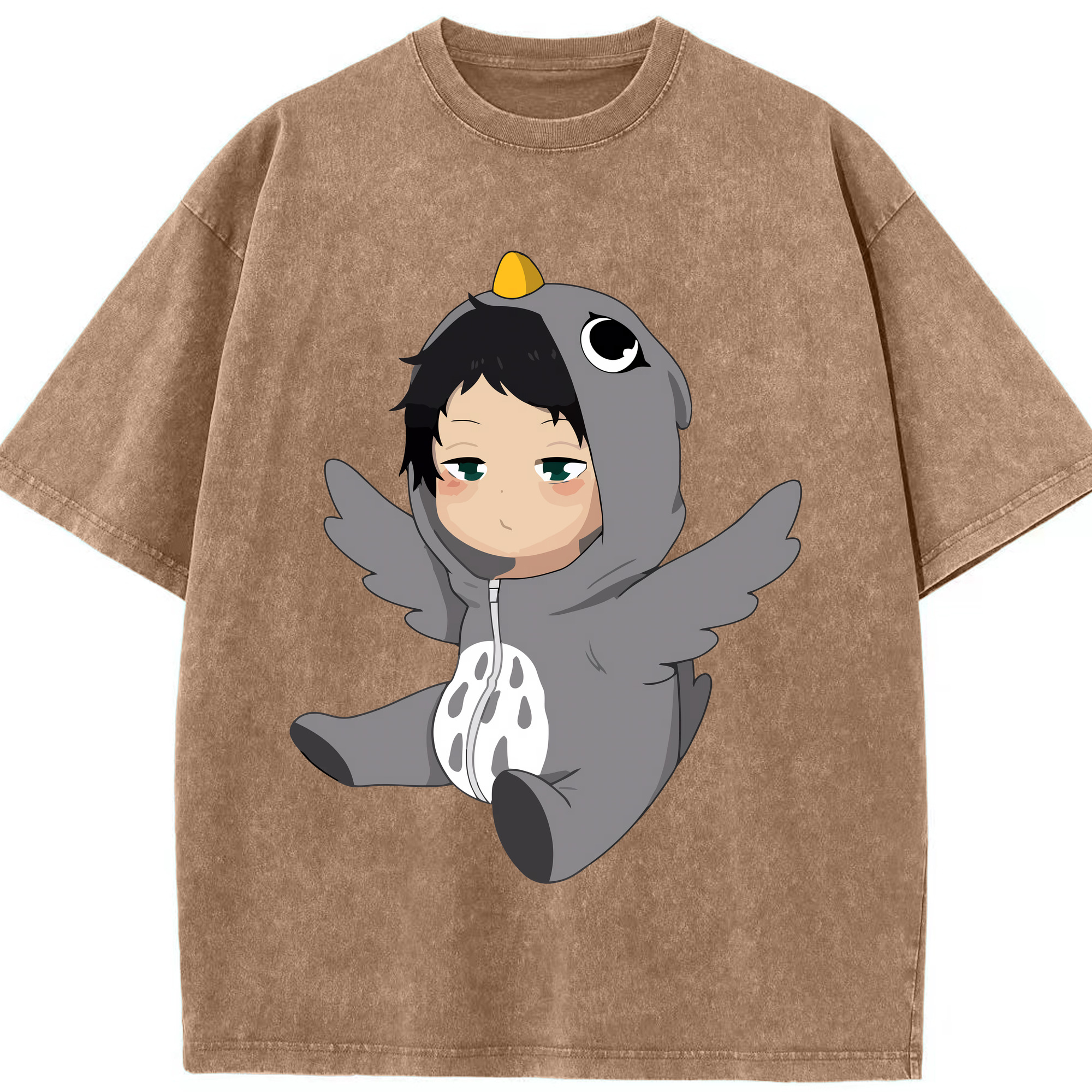 （画像用） ハイキュー!! Haikyu!! 綿100% ヴィンテージ風 半袖Tシャツ（フロントプリント）