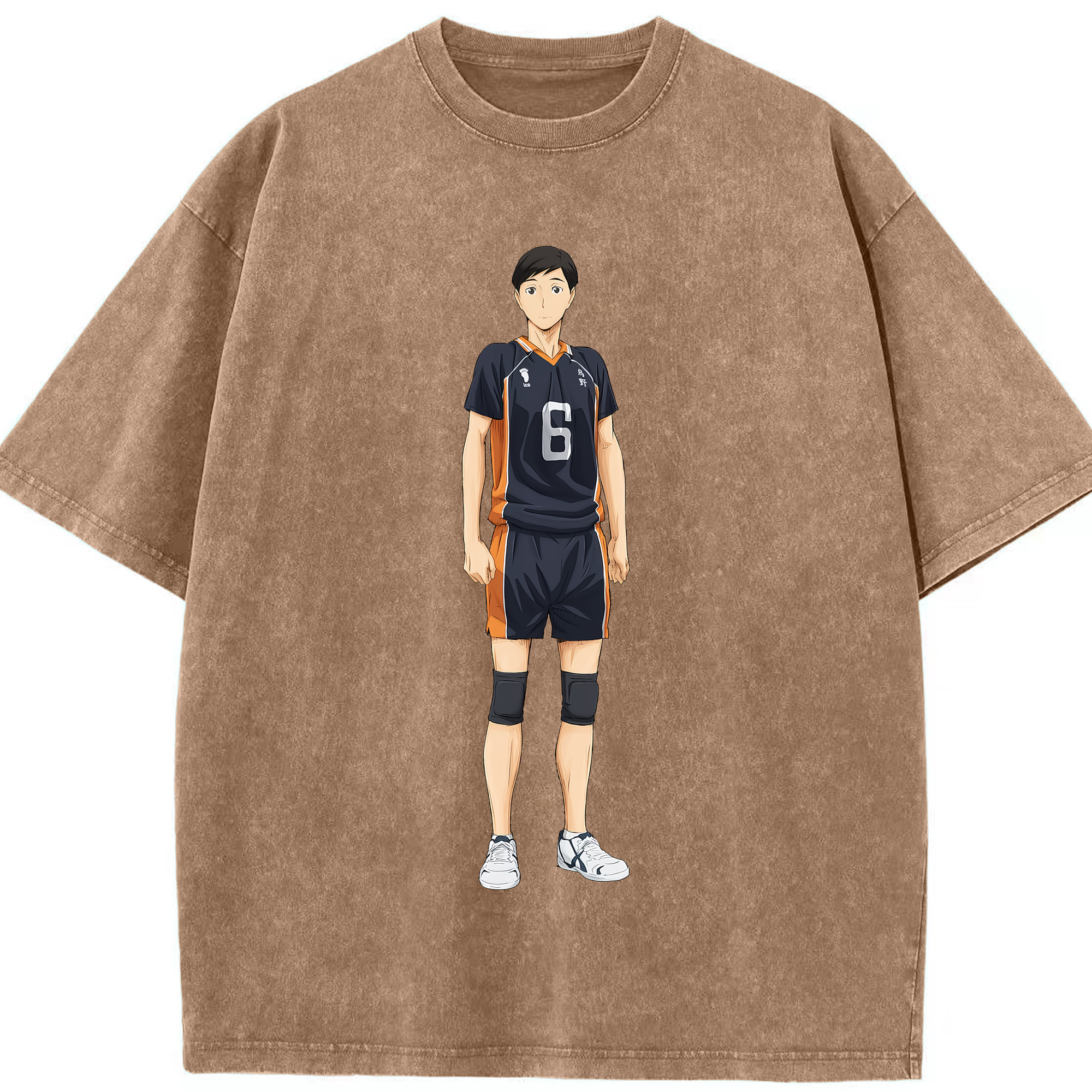 （画像用） ハイキュー!! Haikyu!! 綿100% ヴィンテージ風 半袖Tシャツ（フロントプリント）
