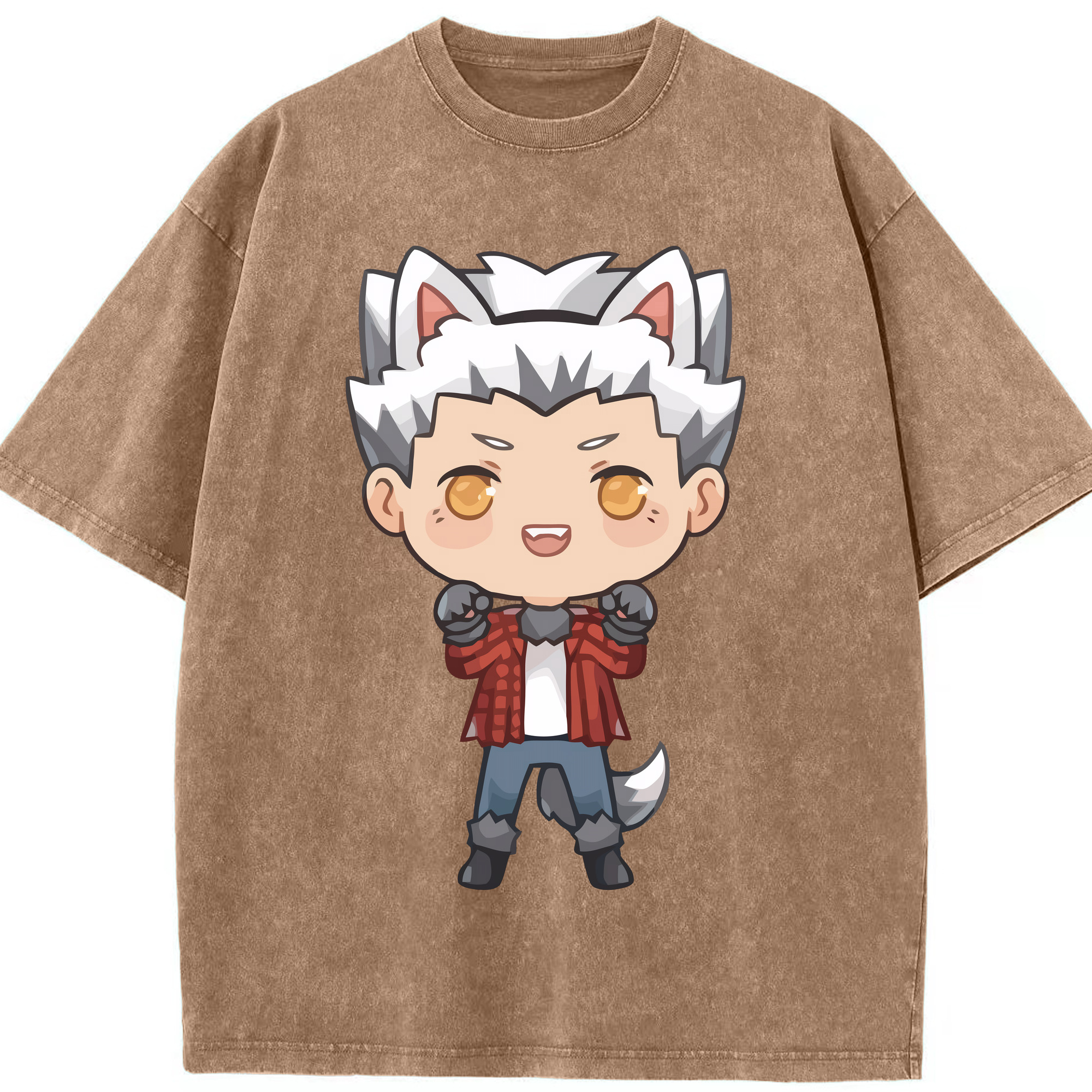 （画像用） ハイキュー!! Haikyu!! 綿100% ヴィンテージ風 半袖Tシャツ（フロントプリント）