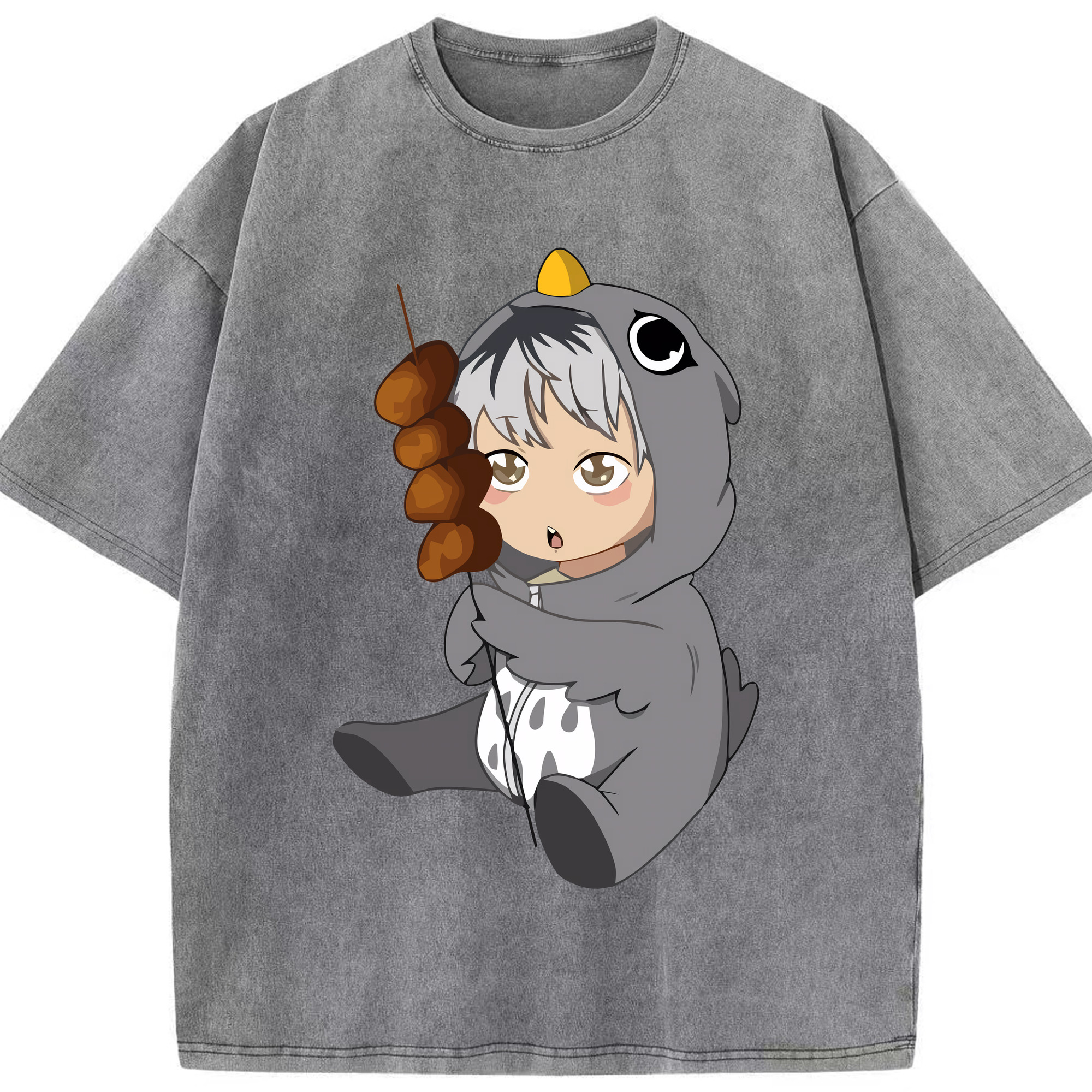 （画像用） ハイキュー!! Haikyu!! 綿100% ヴィンテージ風 半袖Tシャツ（フロントプリント）