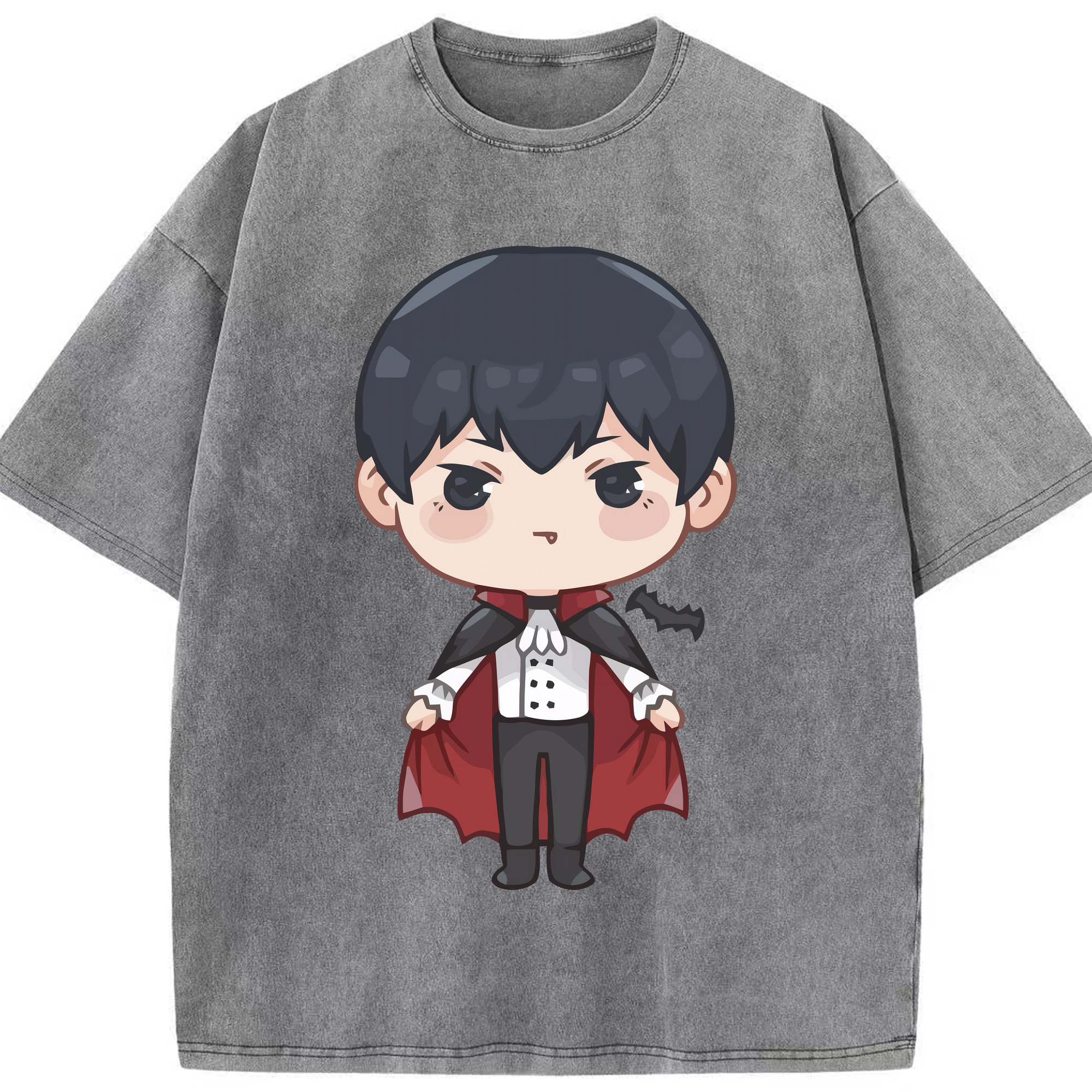 （画像用） ハイキュー!! Haikyu!! 綿100% ヴィンテージ風 半袖Tシャツ（フロントプリント）