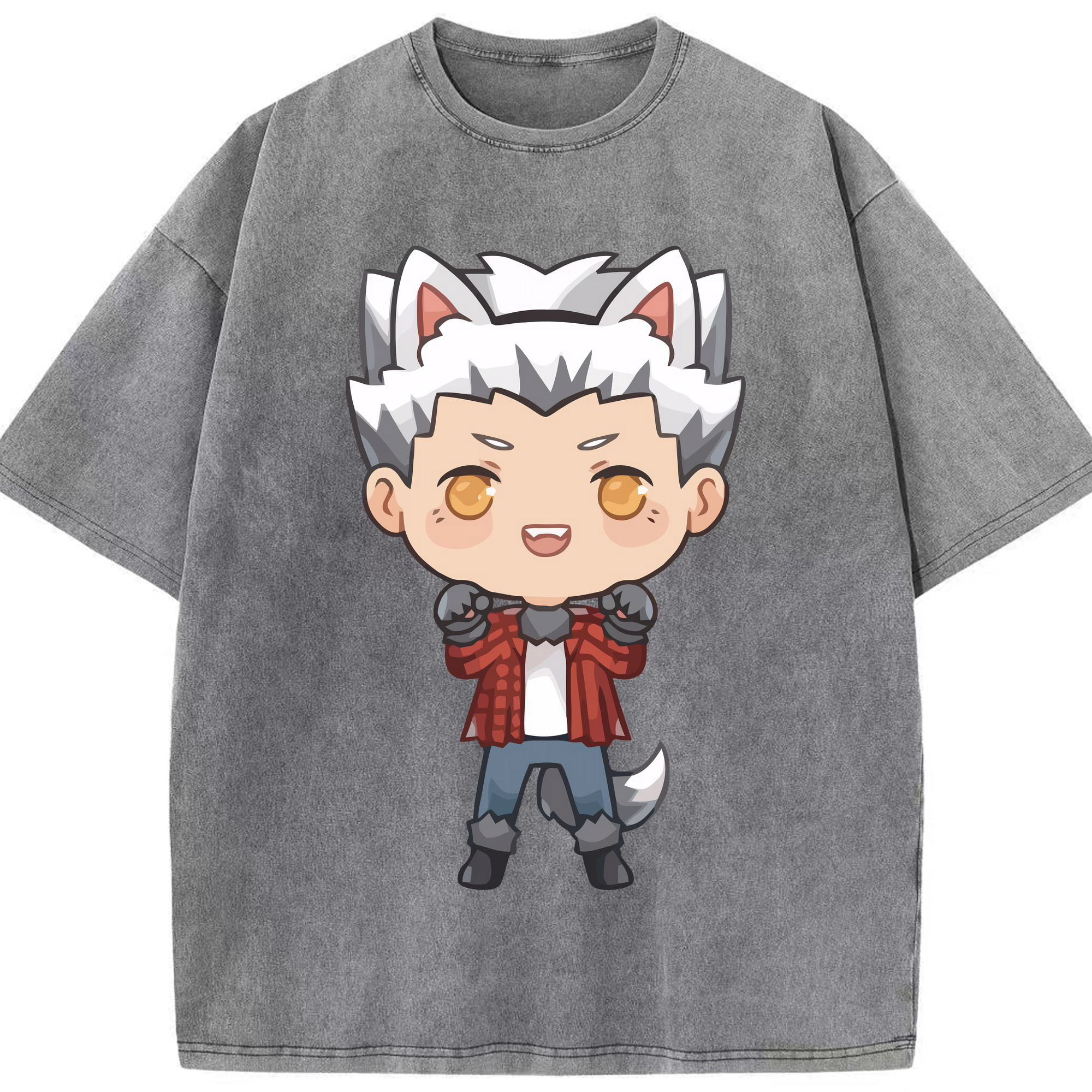 （画像用） ハイキュー!! Haikyu!! 綿100% ヴィンテージ風 半袖Tシャツ（フロントプリント）