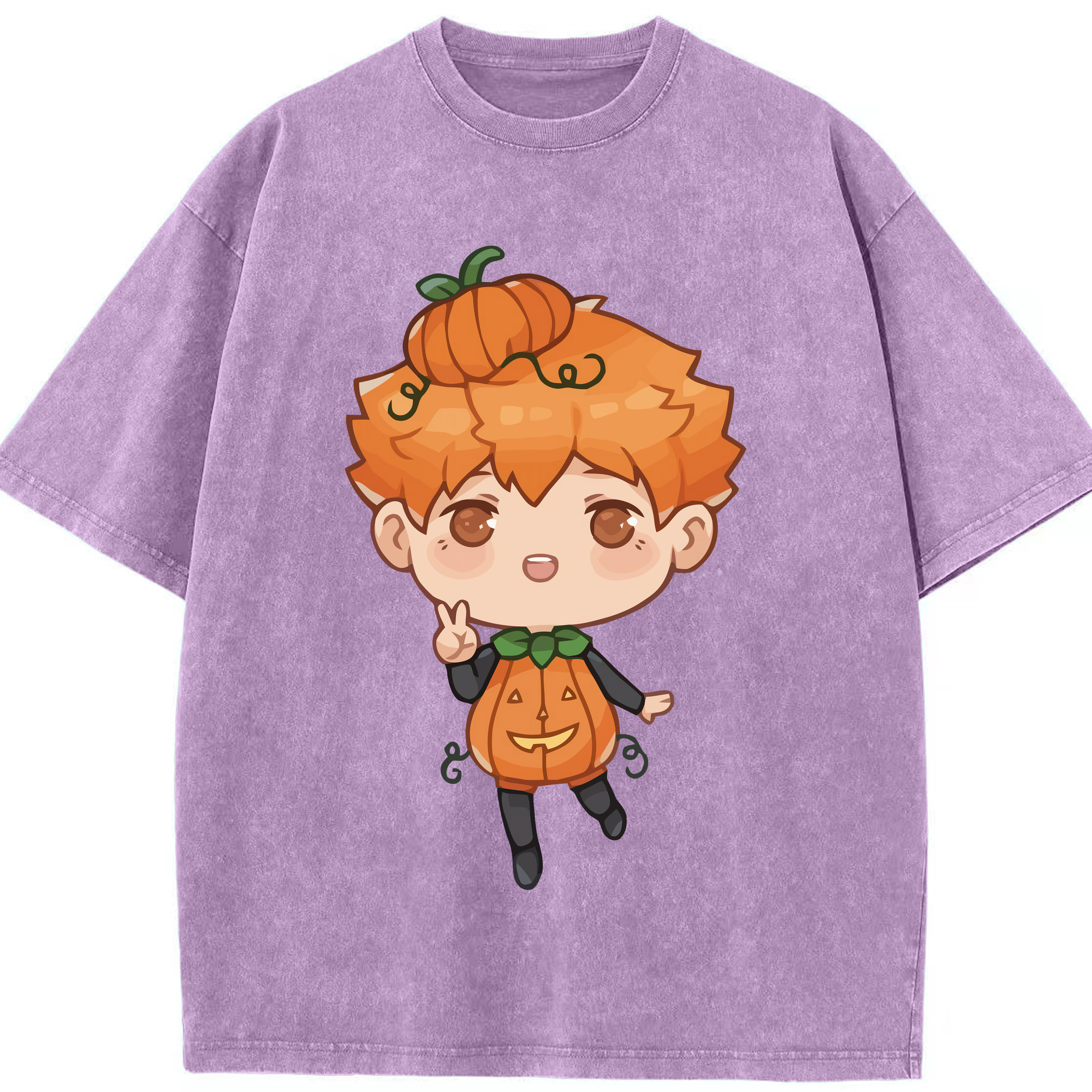 （画像用） ハイキュー!! Haikyu!! 綿100% ヴィンテージ風 半袖Tシャツ（フロントプリント）