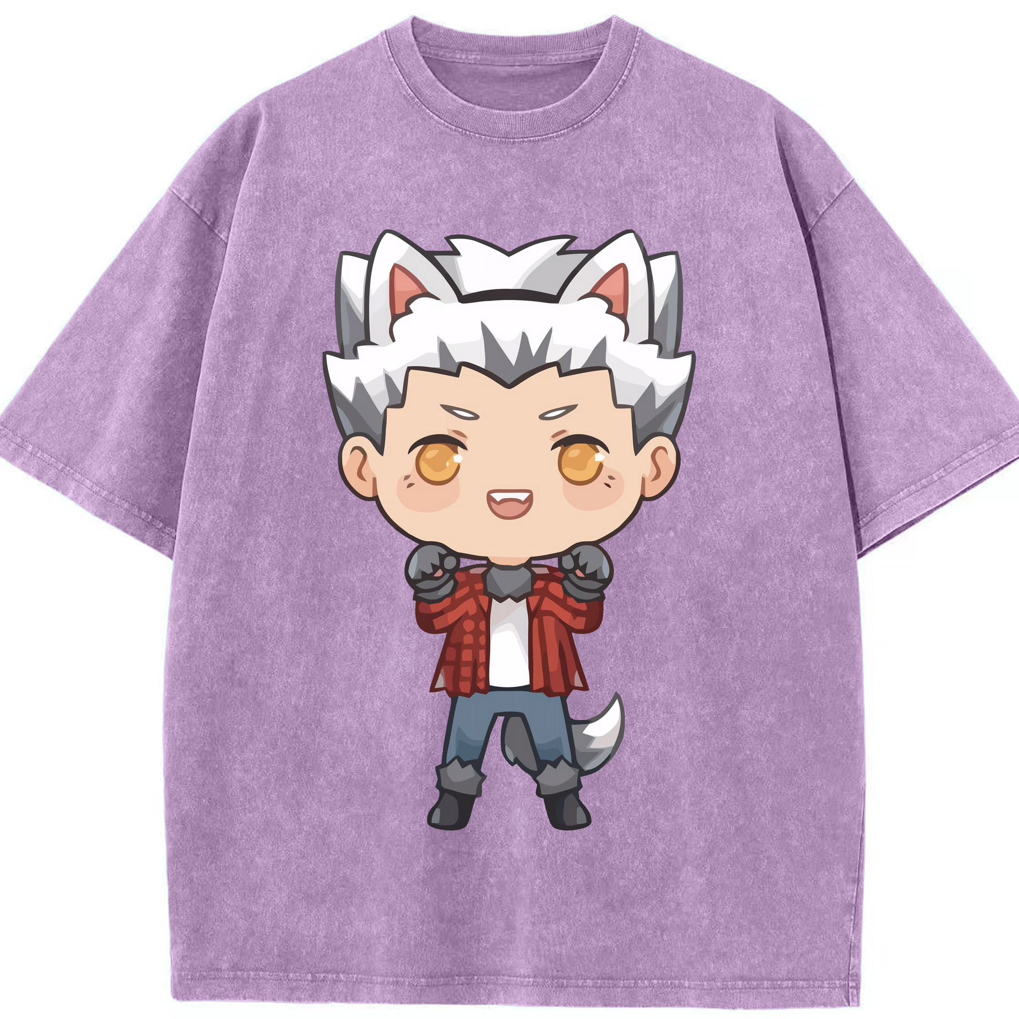 （画像用） ハイキュー!! Haikyu!! 綿100% ヴィンテージ風 半袖Tシャツ（フロントプリント）