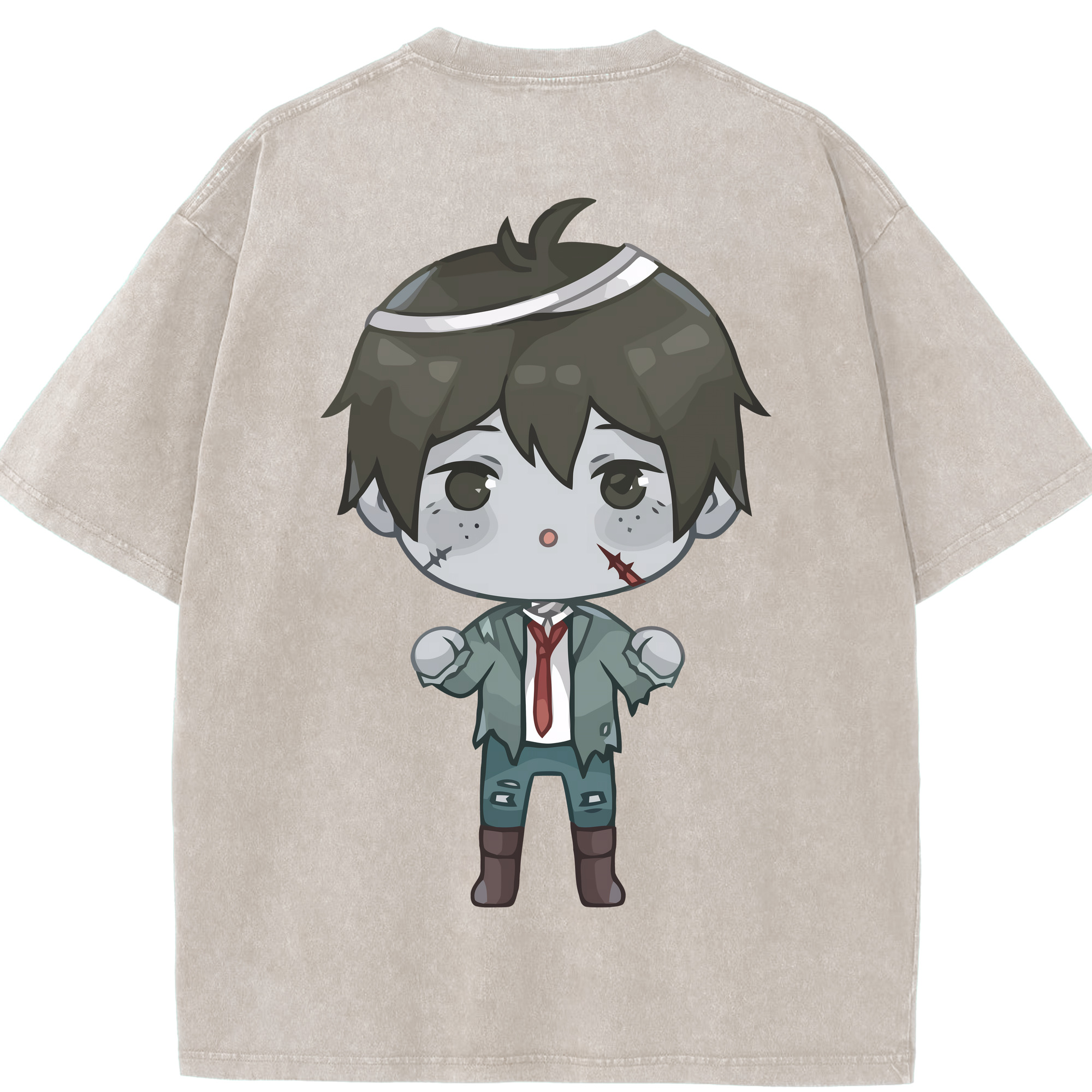 （画像用） ハイキュー!! Haikyu!! 綿100% ヴィンテージ風 半袖Tシャツ（背面プリント）