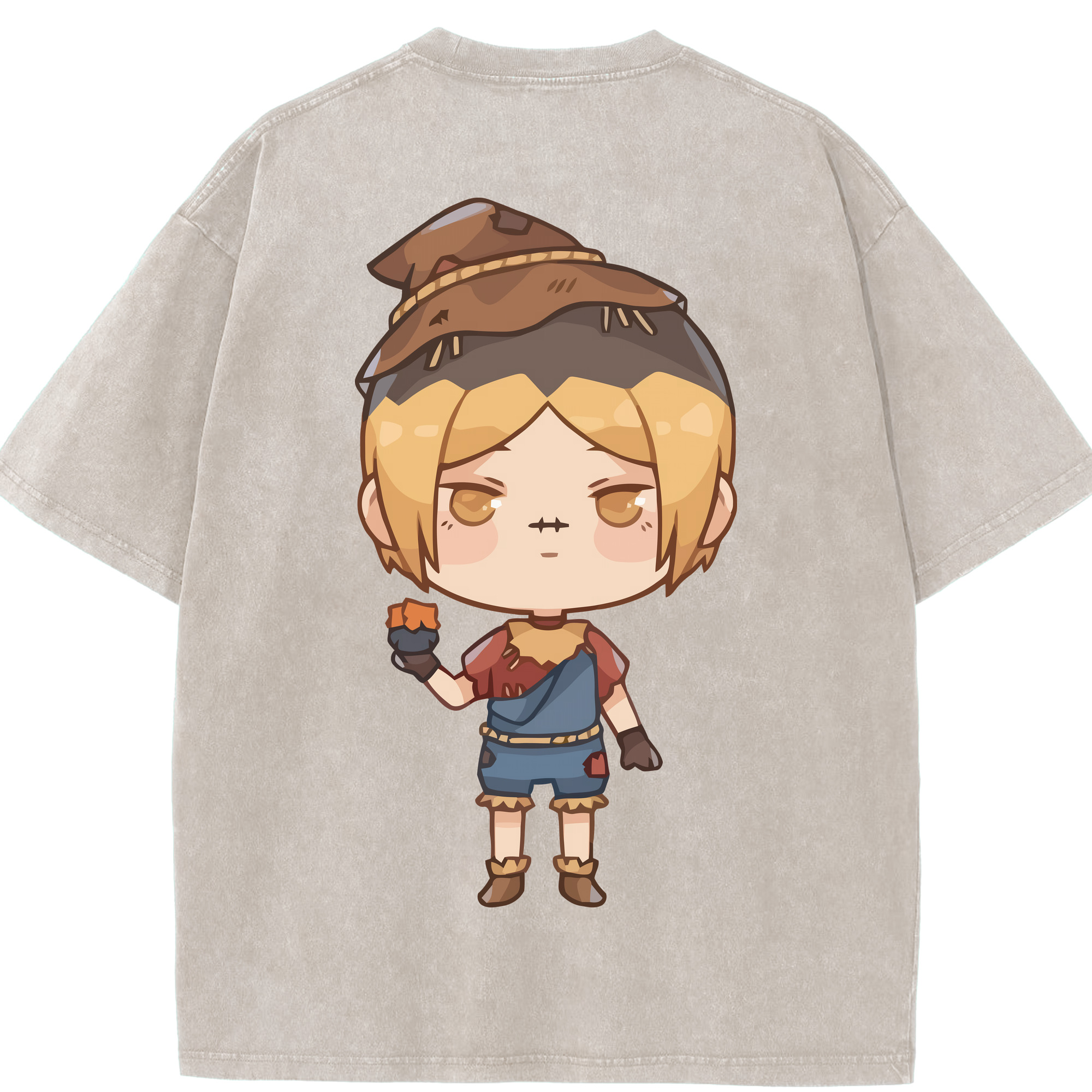 （画像用） ハイキュー!! Haikyu!! 綿100% ヴィンテージ風 半袖Tシャツ（背面プリント）