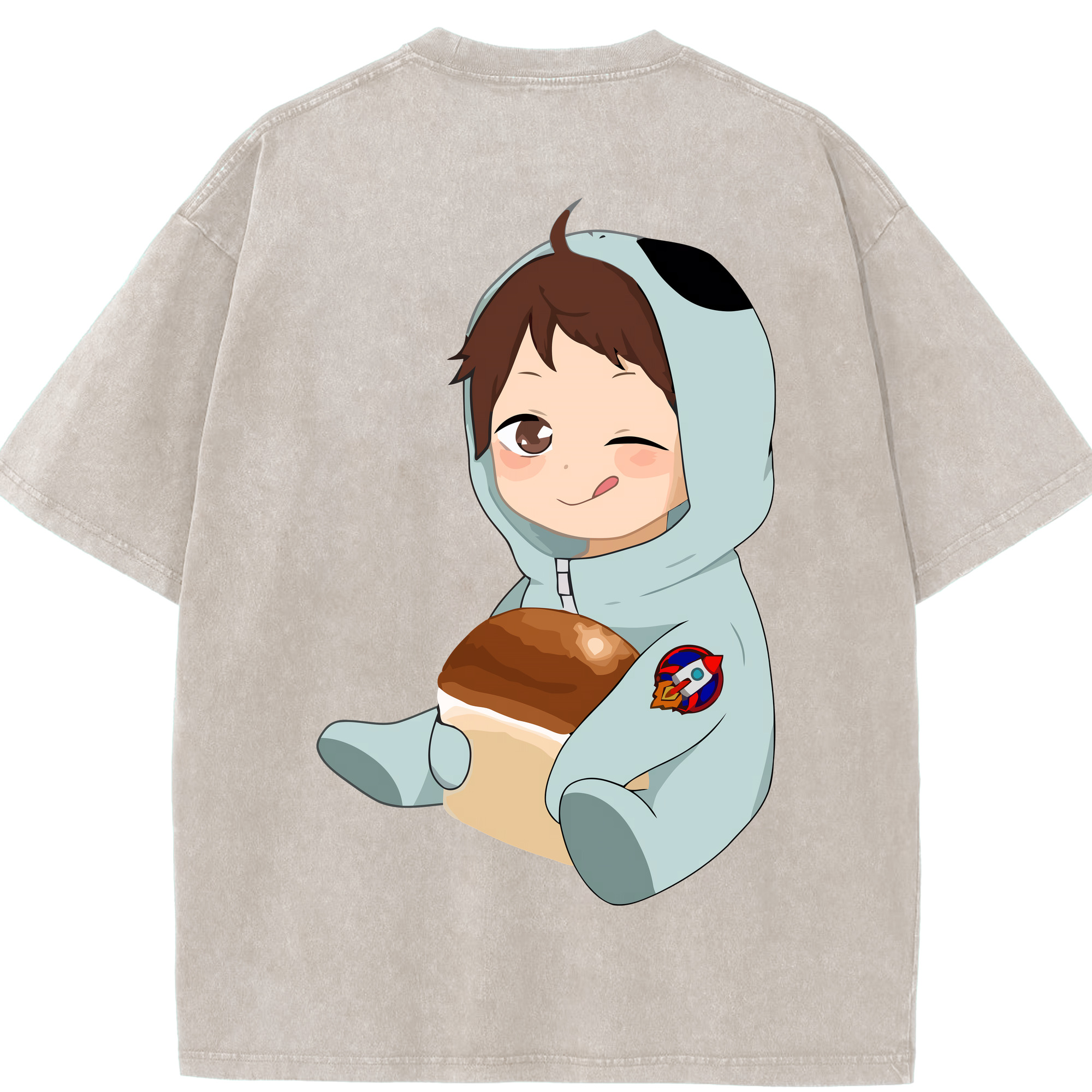 （画像用） ハイキュー!! Haikyu!! 綿100% ヴィンテージ風 半袖Tシャツ（背面プリント）
