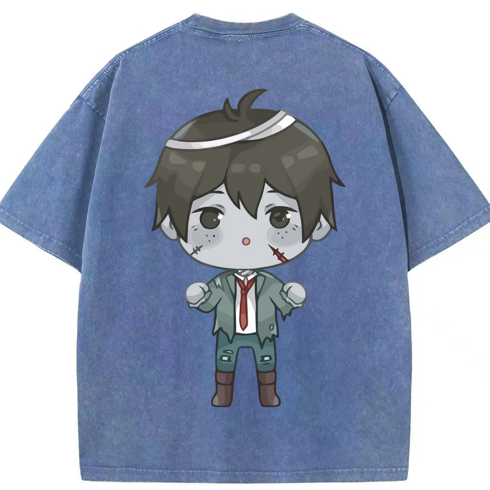 （画像用） ハイキュー!! Haikyu!! 綿100% ヴィンテージ風 半袖Tシャツ（背面プリント）