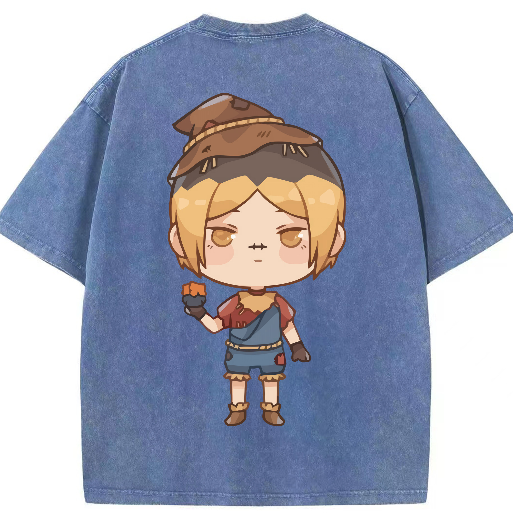 （画像用） ハイキュー!! Haikyu!! 綿100% ヴィンテージ風 半袖Tシャツ（背面プリント）