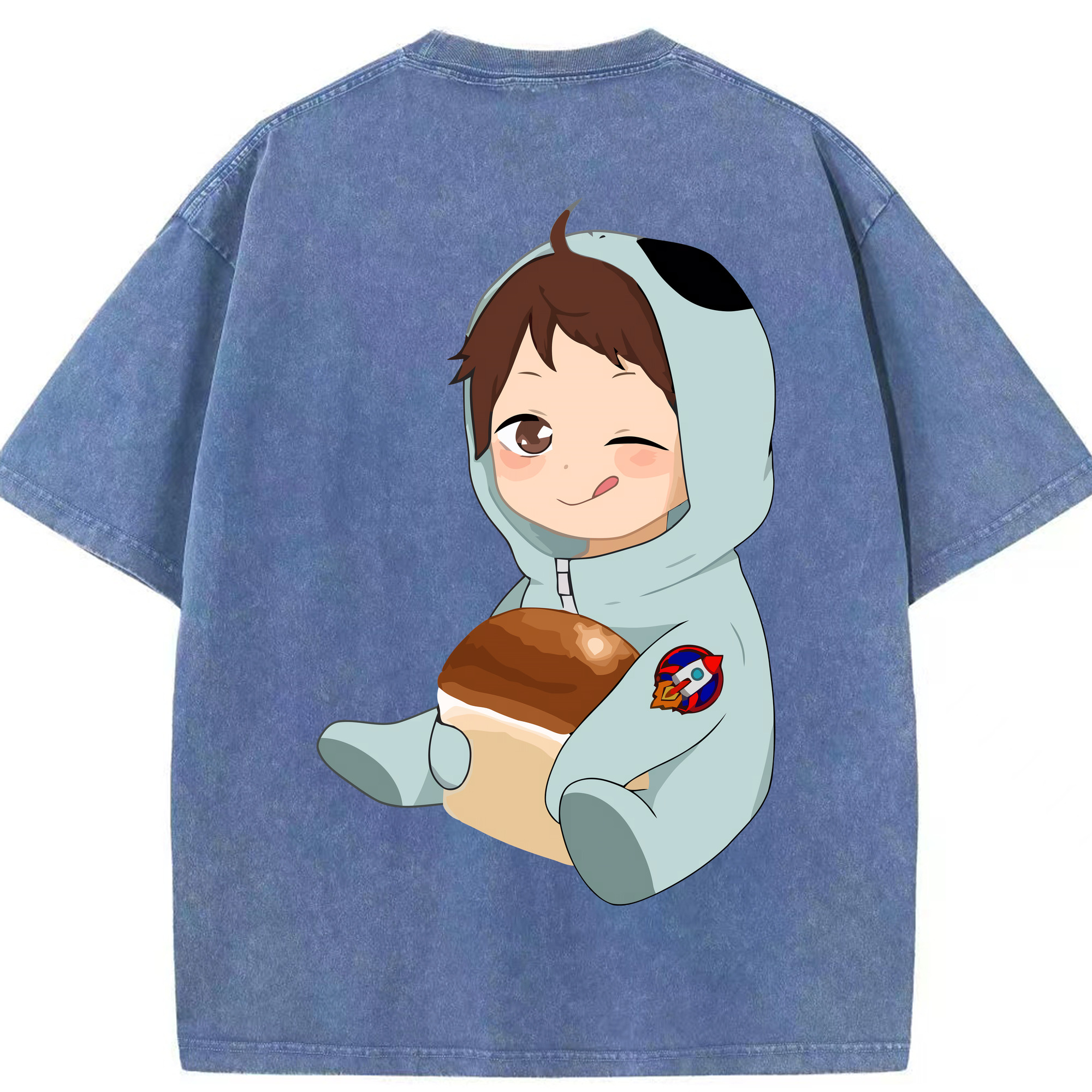 （画像用） ハイキュー!! Haikyu!! 綿100% ヴィンテージ風 半袖Tシャツ（背面プリント）