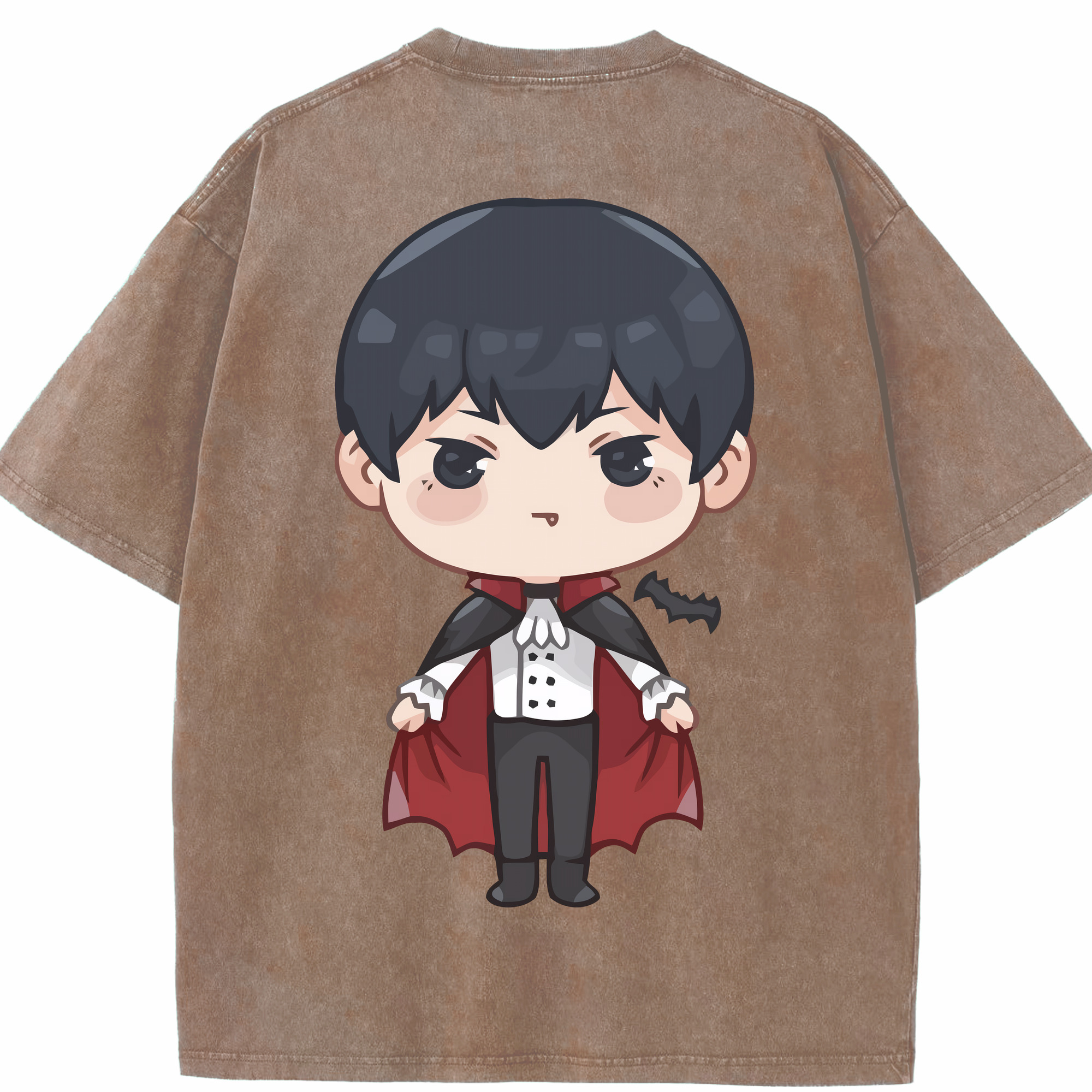 （画像用） ハイキュー!! Haikyu!! 綿100% ヴィンテージ風 半袖Tシャツ（背面プリント）