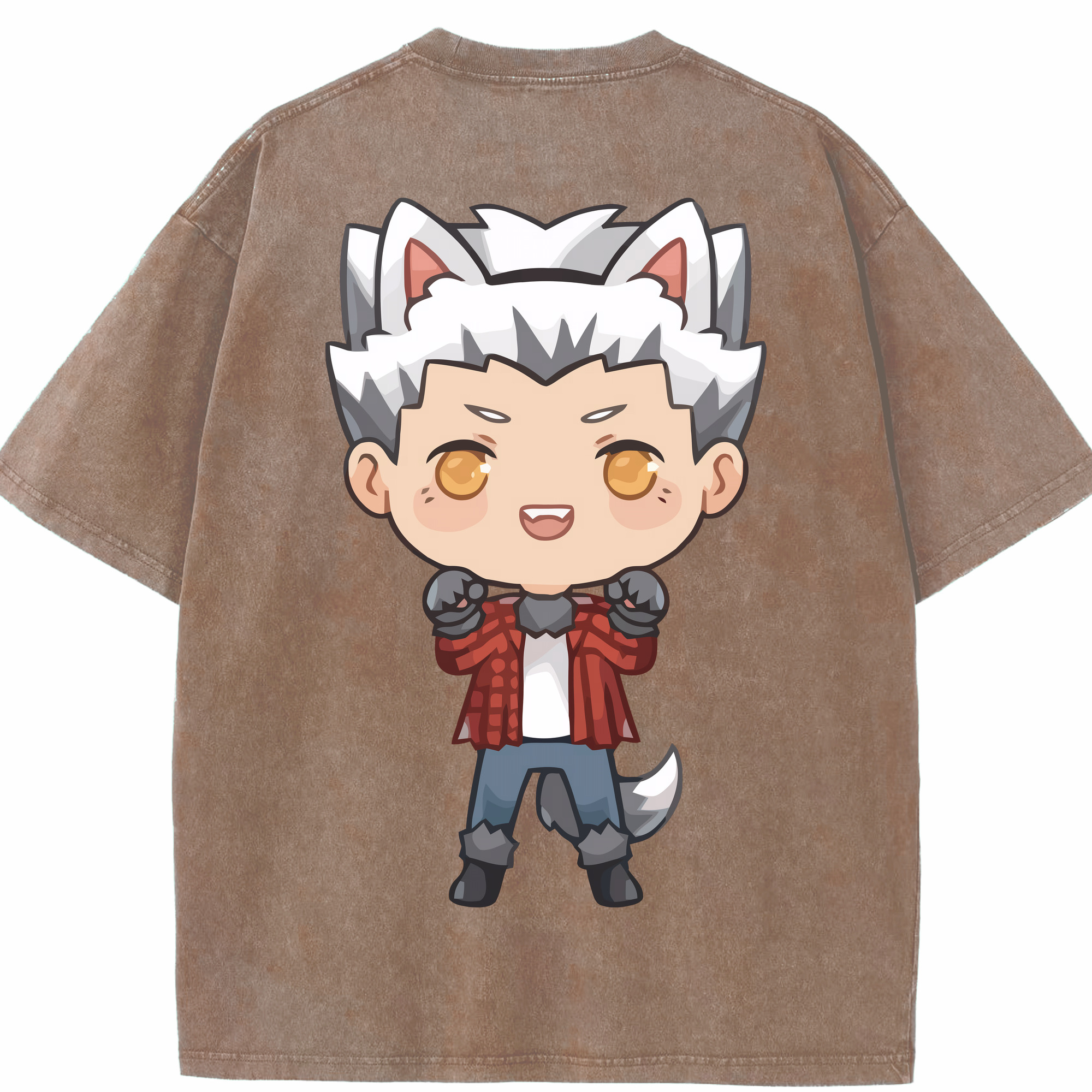 （画像用） ハイキュー!! Haikyu!! 綿100% ヴィンテージ風 半袖Tシャツ（背面プリント）