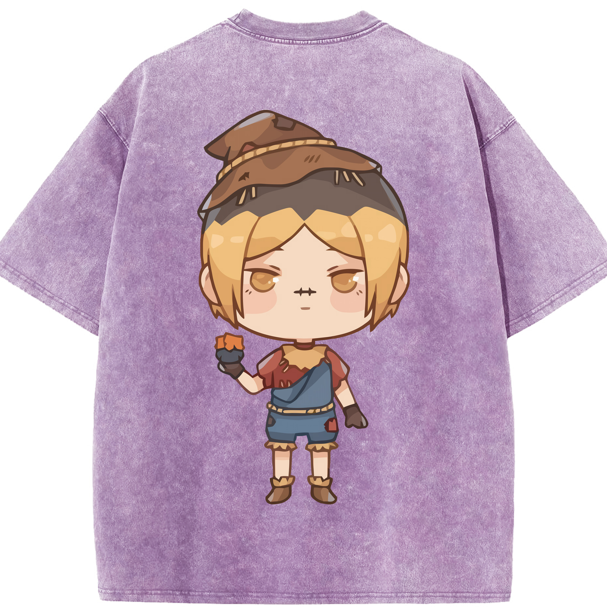 （画像用） ハイキュー!! Haikyu!! 綿100% ヴィンテージ風 半袖Tシャツ（背面プリント）