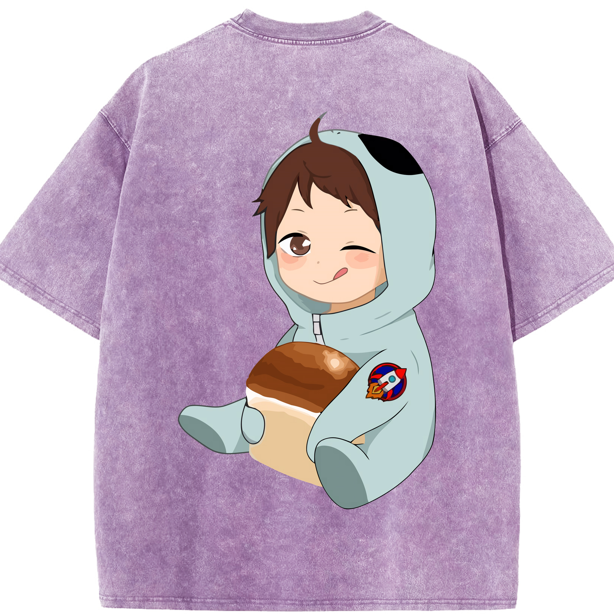 （画像用） ハイキュー!! Haikyu!! 綿100% ヴィンテージ風 半袖Tシャツ（背面プリント）