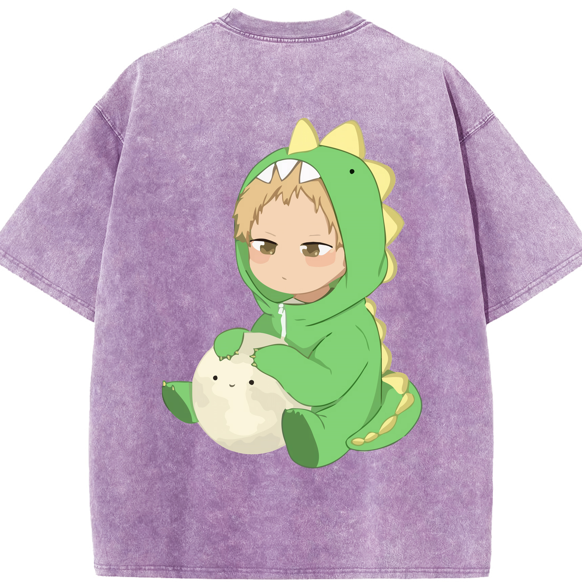 （画像用） ハイキュー!! Haikyu!! 綿100% ヴィンテージ風 半袖Tシャツ（背面プリント）