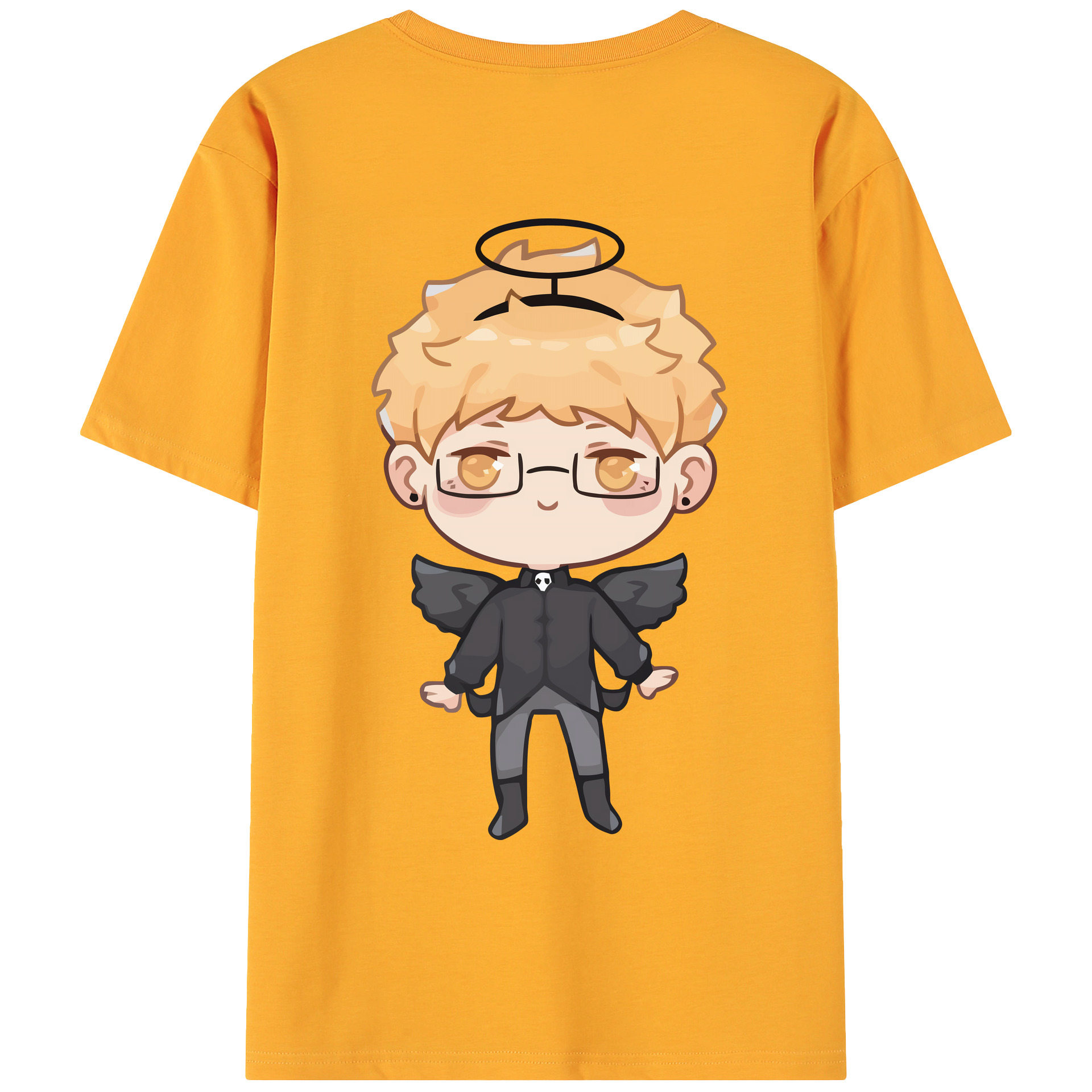 （画像用） ハイキュー!! Haikyu!! 綿100％ メンズ半袖Tシャツ（バックプリント） 通気性