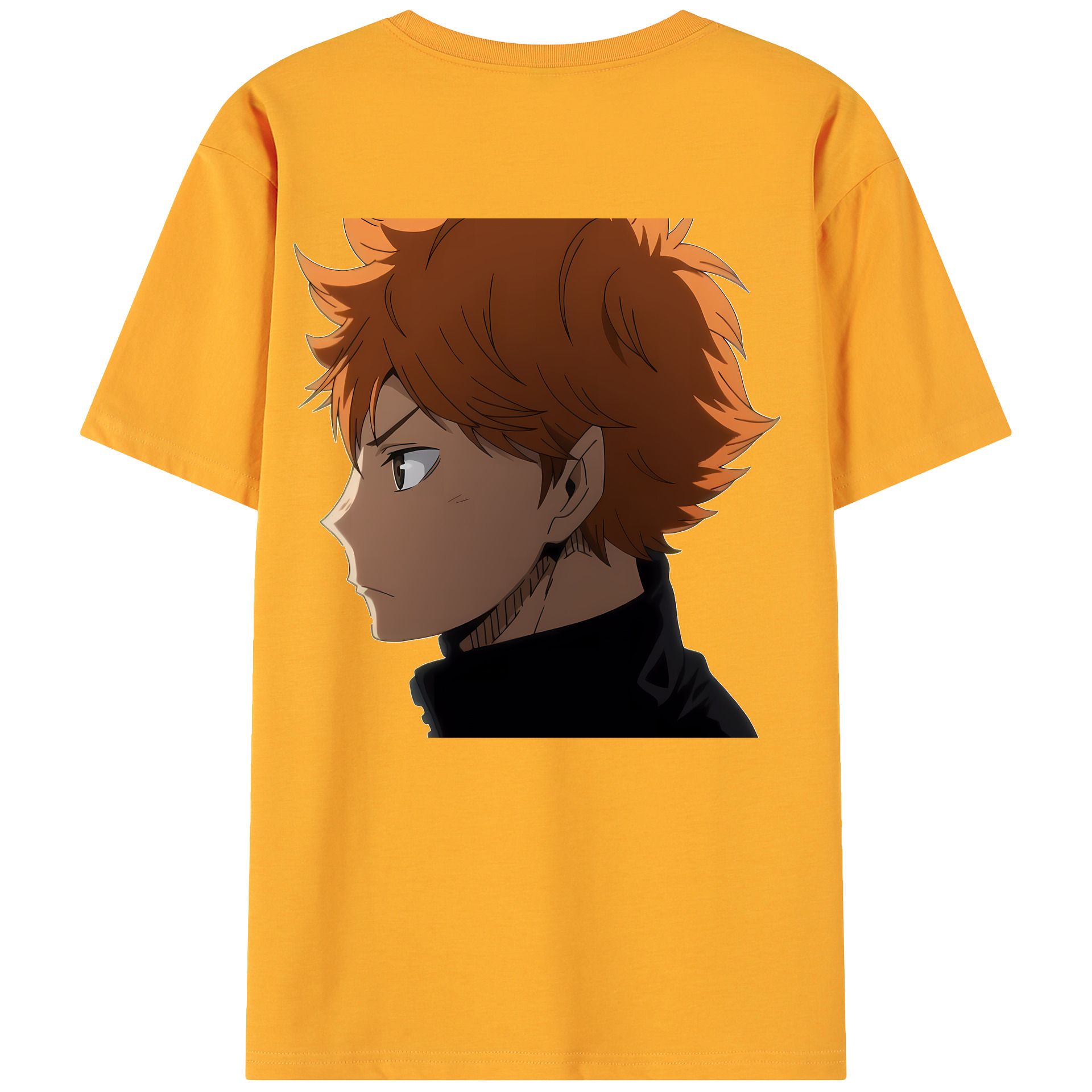 （画像用） ハイキュー!! Haikyu!! 綿100％ メンズ半袖Tシャツ（バックプリント） 通気性