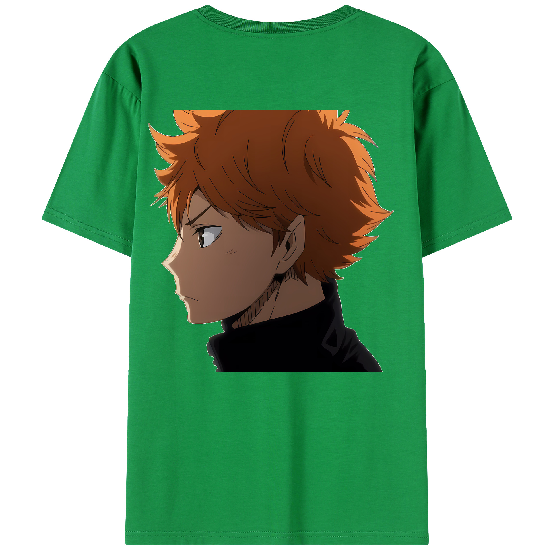（画像用） ハイキュー!! Haikyu!! 綿100％ メンズ半袖Tシャツ（バックプリント） 通気性