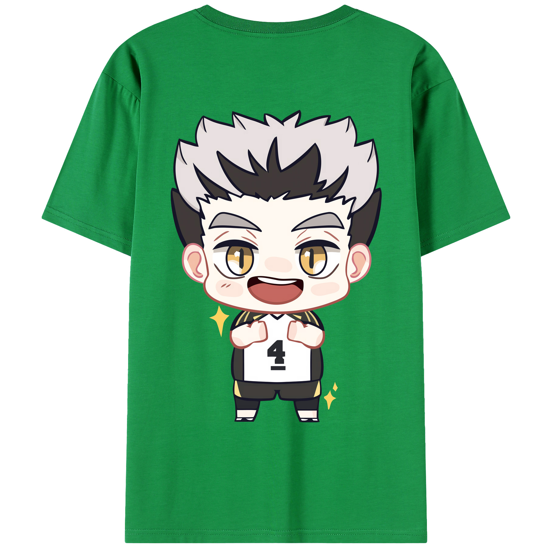 （画像用） ハイキュー!! Haikyu!! 綿100％ メンズ半袖Tシャツ（バックプリント） 通気性