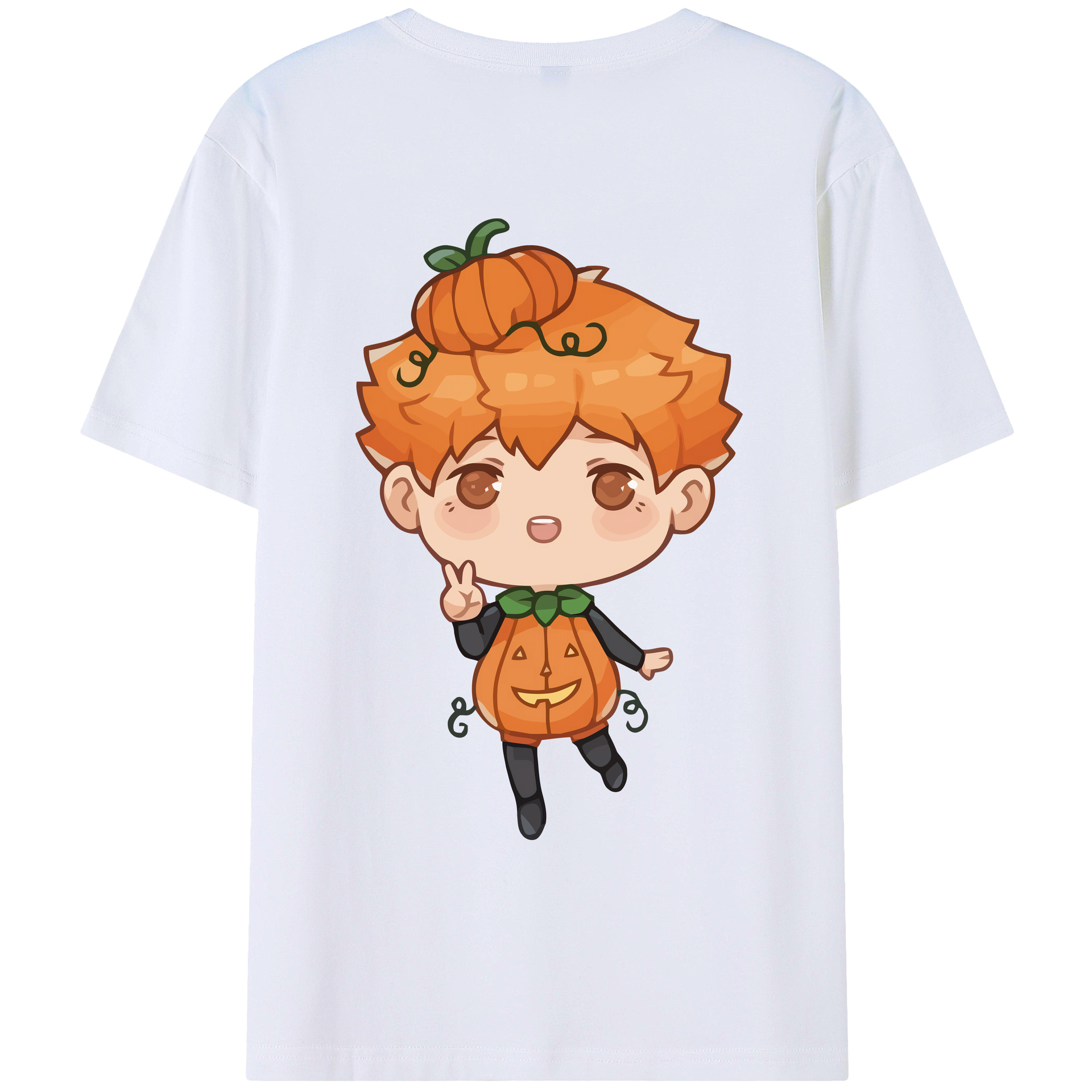 （画像用） ハイキュー!! Haikyu!! 綿100％ メンズ半袖Tシャツ（バックプリント） 通気性