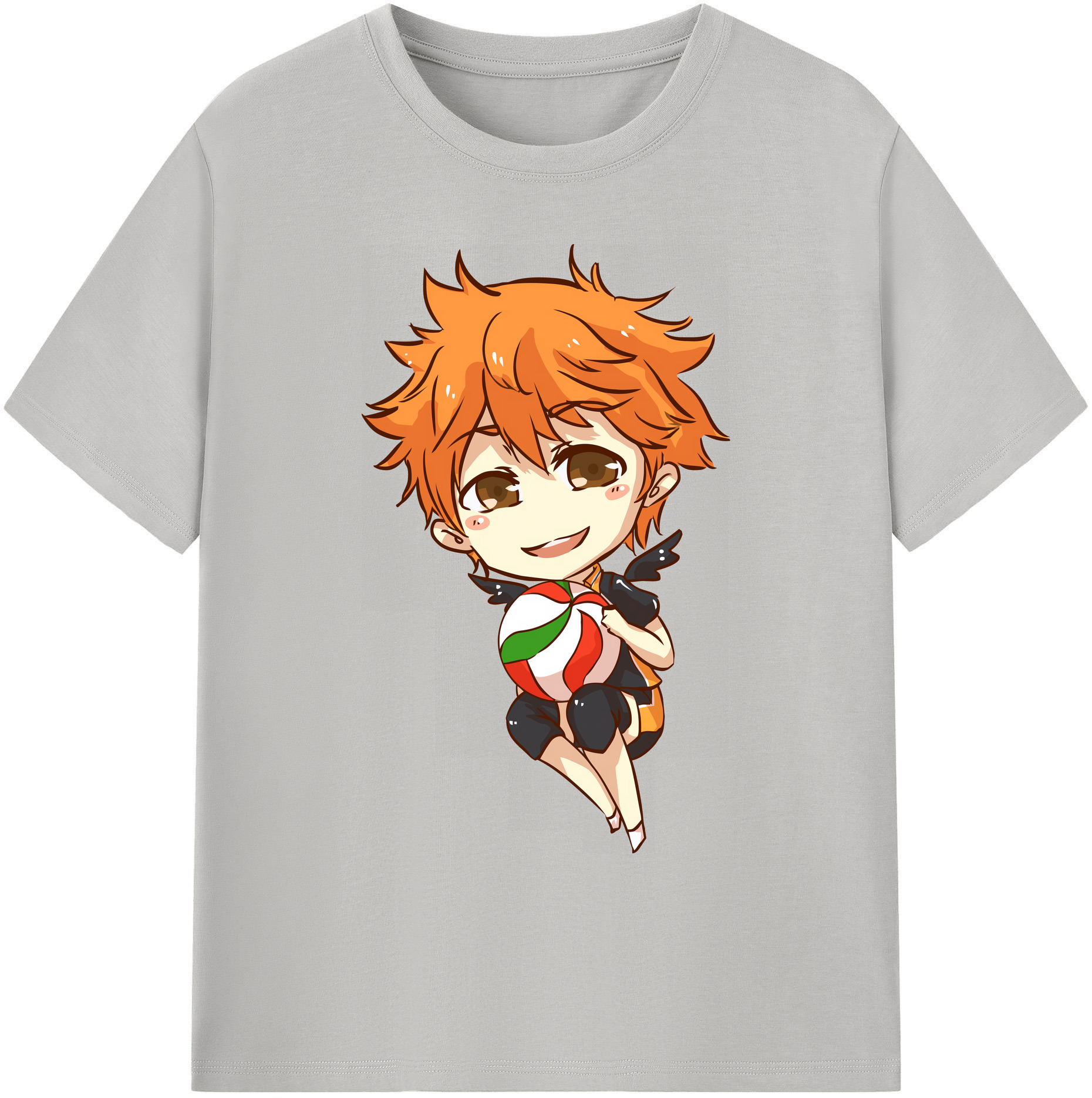 （画像用） ハイキュー!! Haikyu!! 綿100％ メンズ半袖Tシャツ｜肌触りやわらか＆通気性