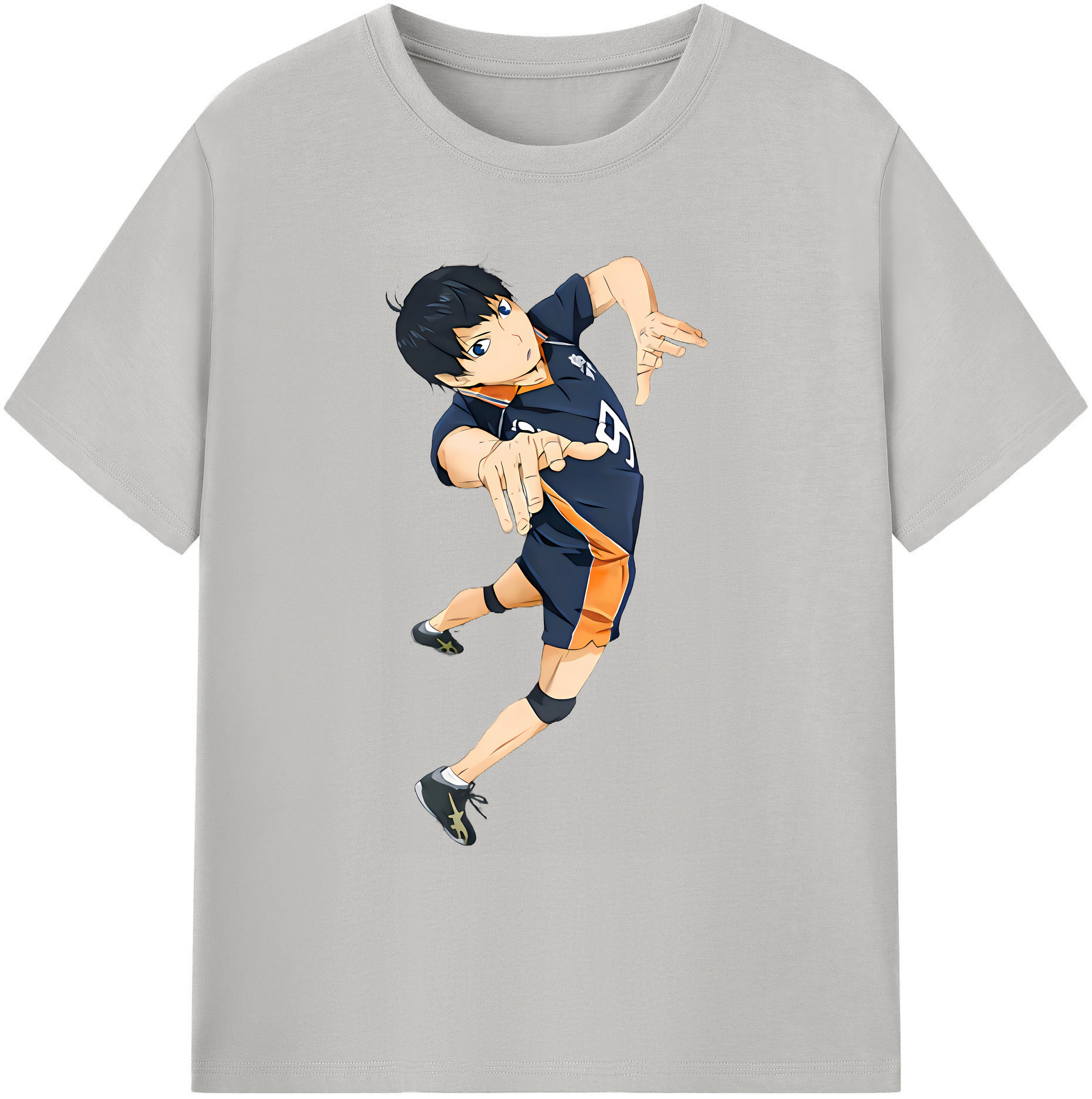 （画像用） ハイキュー!! Haikyu!! 綿100％ メンズ半袖Tシャツ｜肌触りやわらか＆通気性