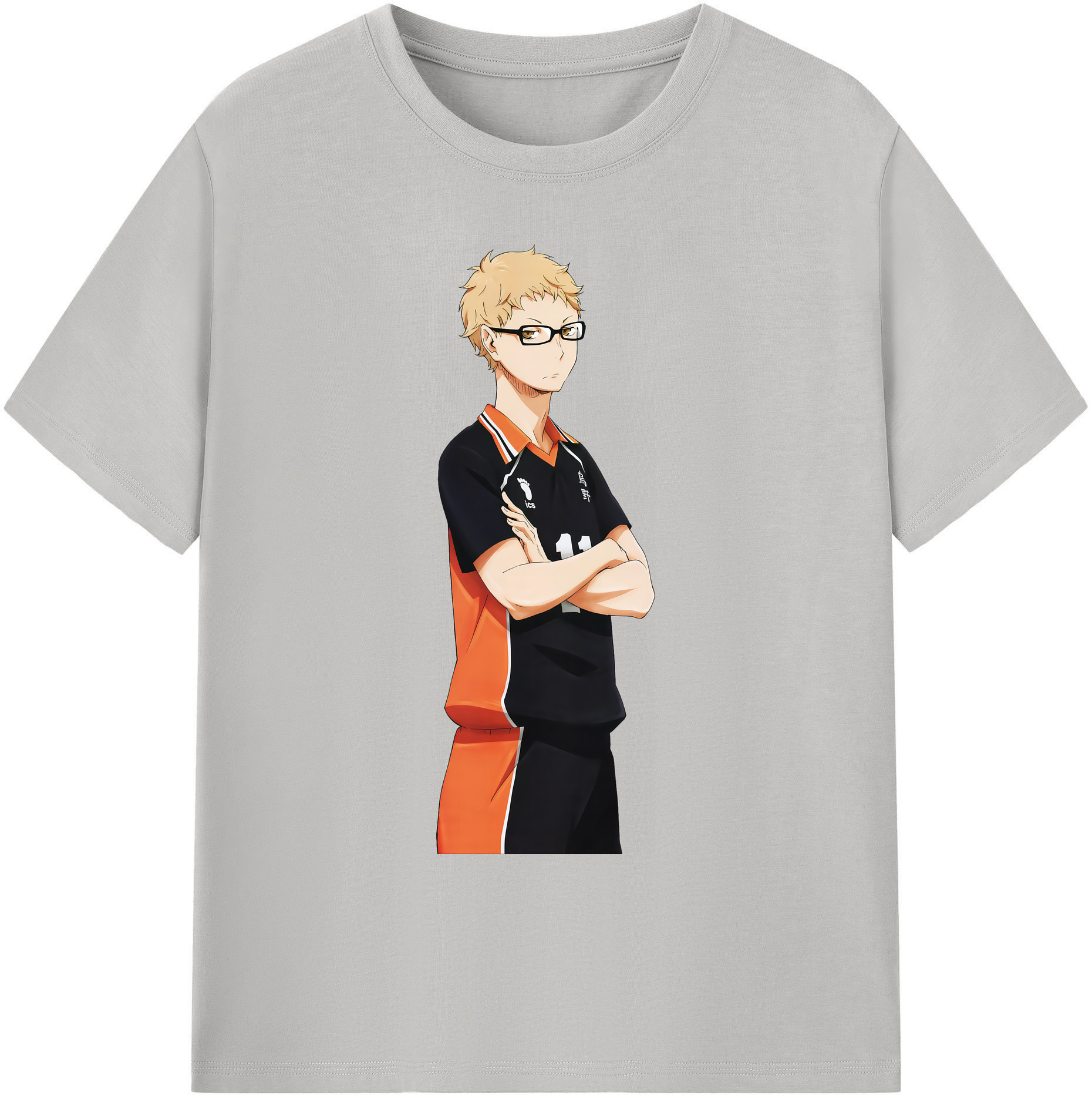 （画像用） ハイキュー!! Haikyu!! 綿100％ メンズ半袖Tシャツ｜肌触りやわらか＆通気性