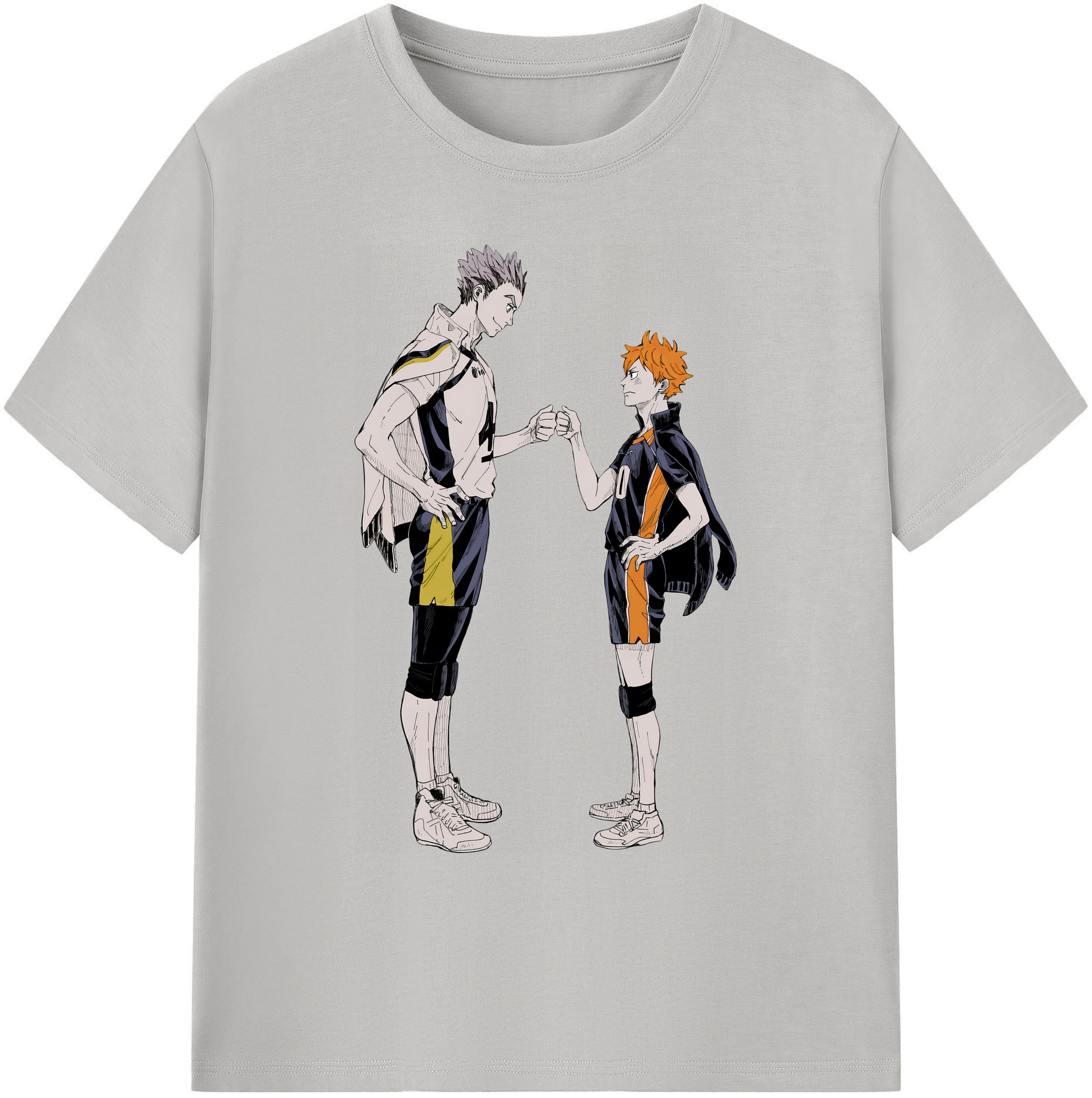 （画像用） ハイキュー!! Haikyu!! 綿100％ メンズ半袖Tシャツ｜肌触りやわらか＆通気性