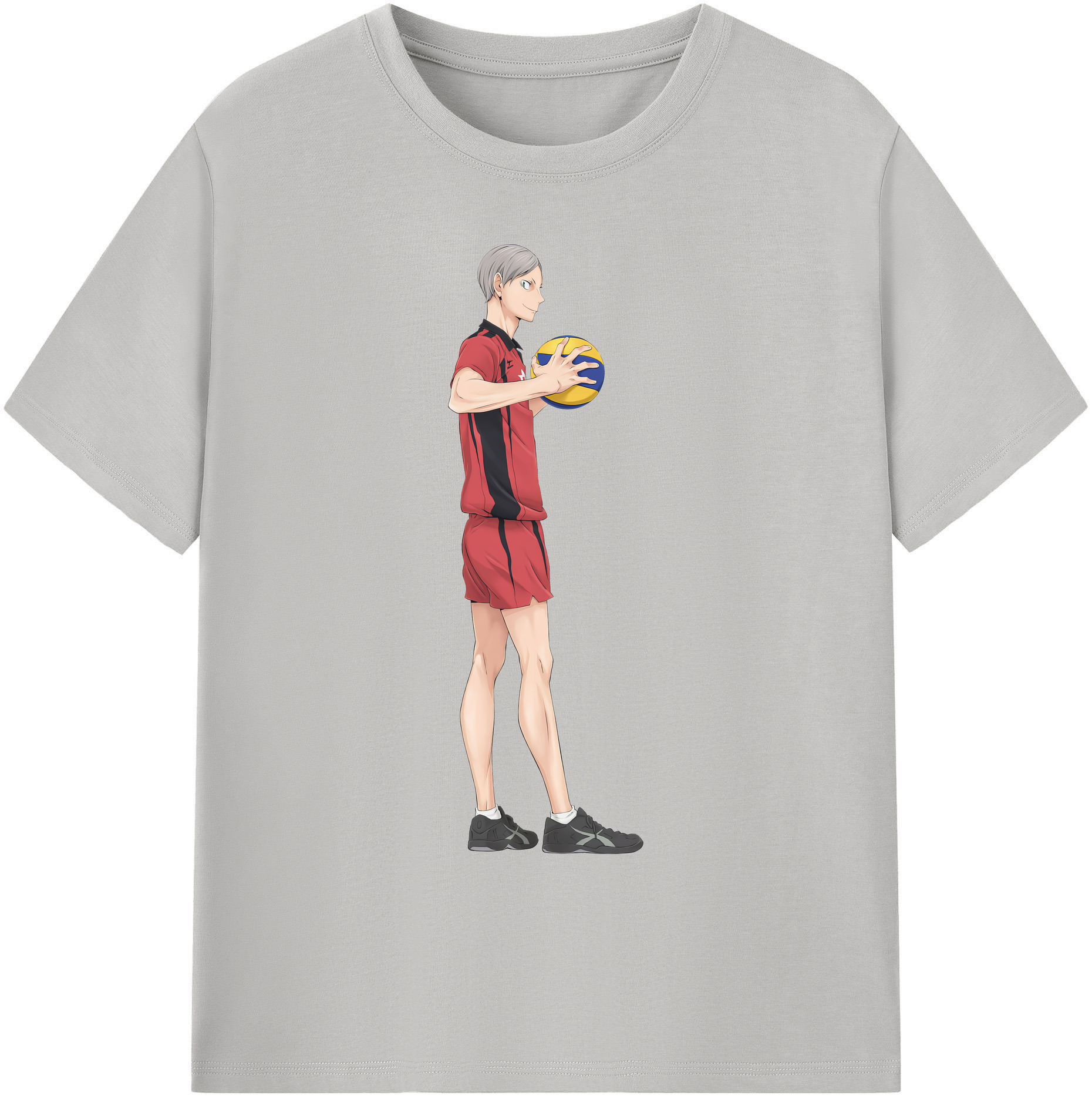 （画像用） ハイキュー!! Haikyu!! 綿100％ メンズ半袖Tシャツ｜肌触りやわらか＆通気性