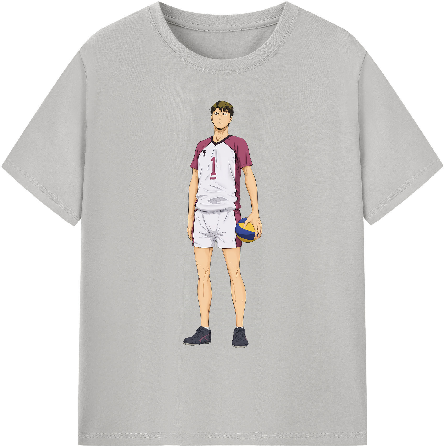 （画像用） ハイキュー!! Haikyu!! 綿100％ メンズ半袖Tシャツ｜肌触りやわらか＆通気性