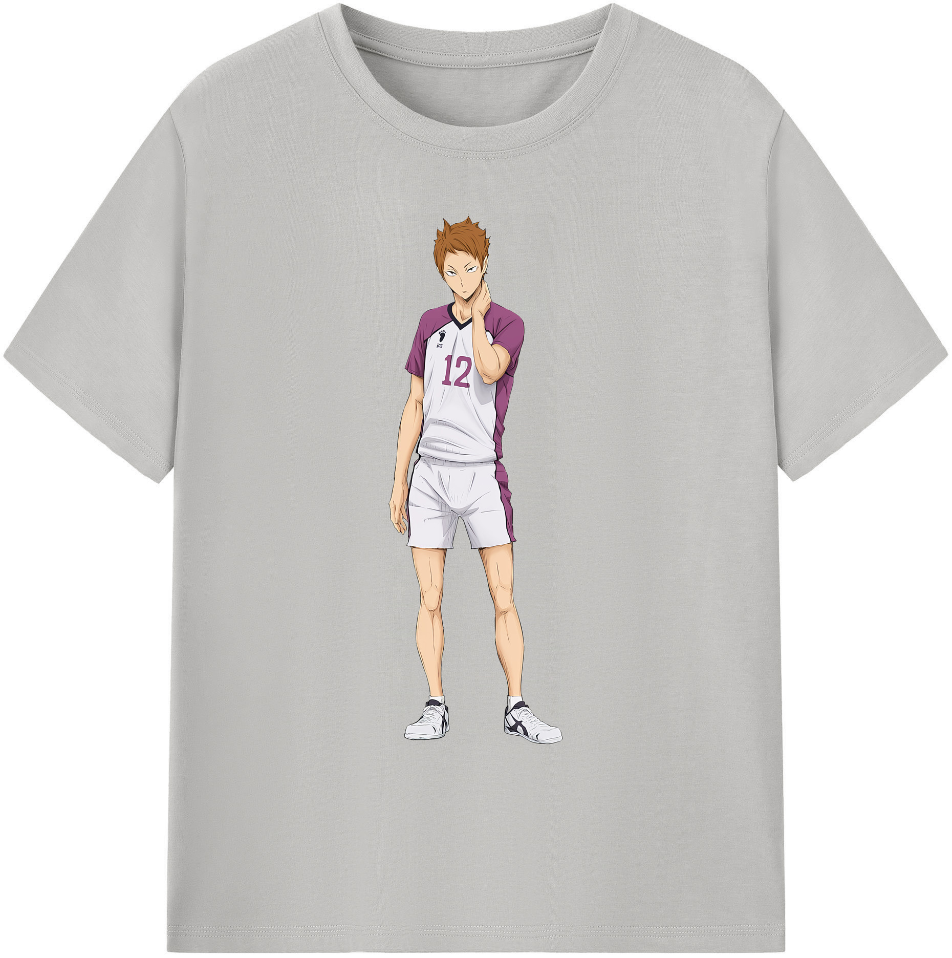 （画像用） ハイキュー!! Haikyu!! 綿100％ メンズ半袖Tシャツ｜肌触りやわらか＆通気性