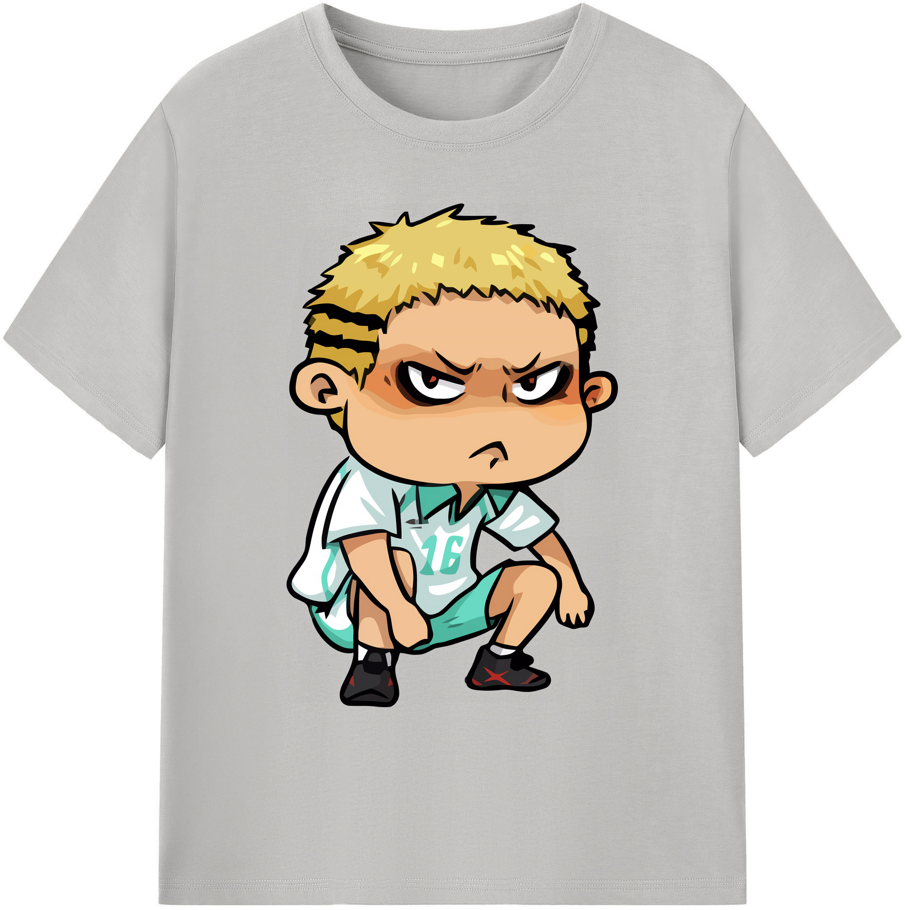（画像用） ハイキュー!! Haikyu!! 綿100％ メンズ半袖Tシャツ｜肌触りやわらか＆通気性