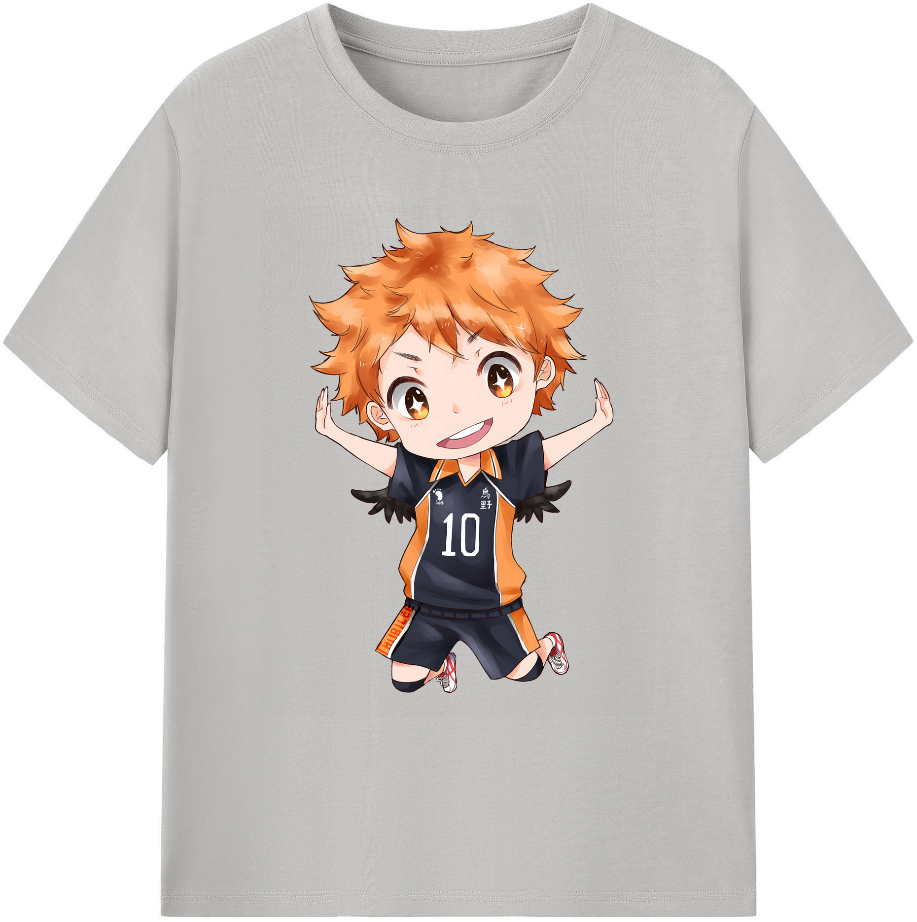 （画像用） ハイキュー!! Haikyu!! 綿100％ メンズ半袖Tシャツ｜肌触りやわらか＆通気性