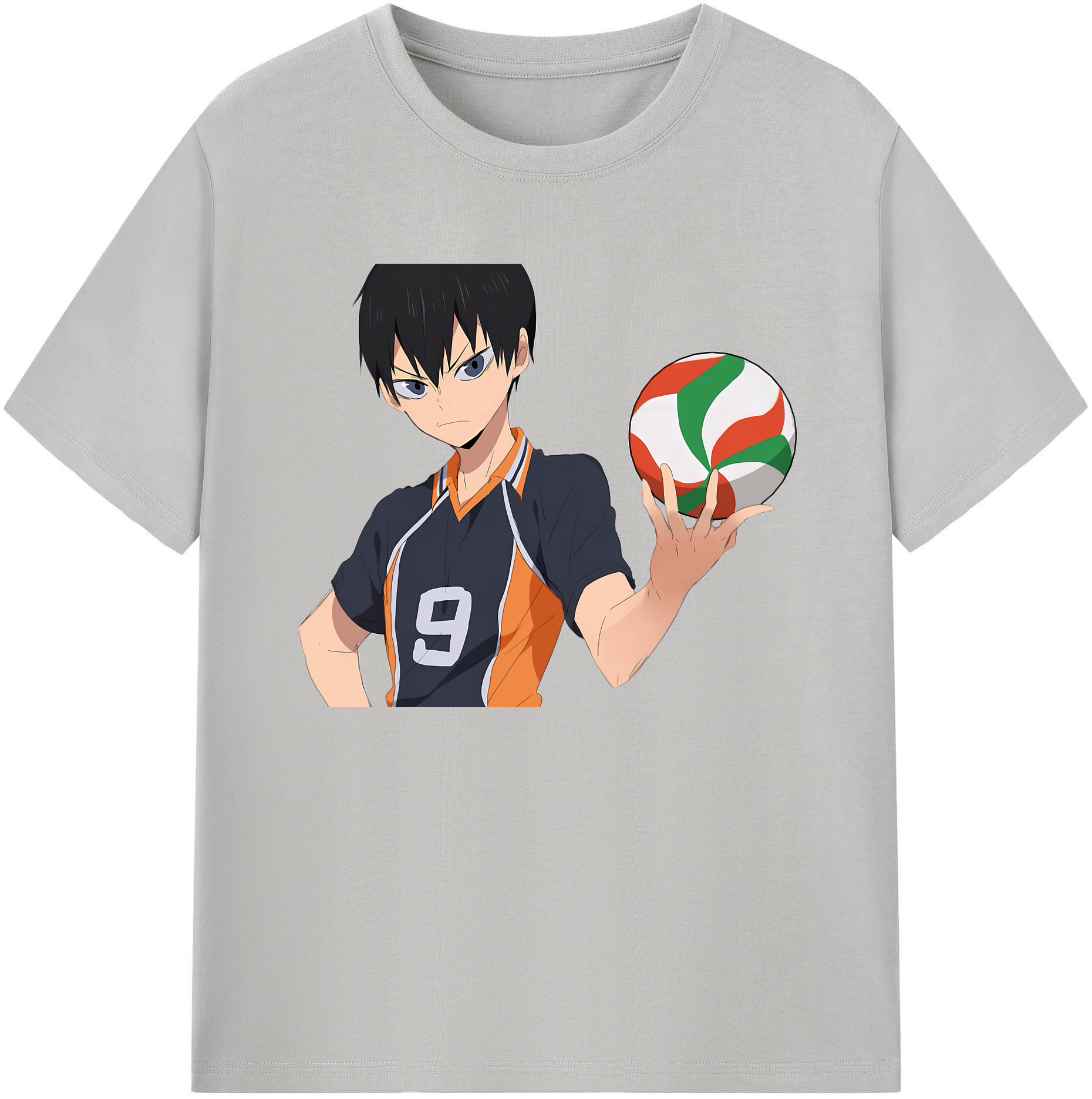 （画像用） ハイキュー!! Haikyu!! 綿100％ メンズ半袖Tシャツ｜肌触りやわらか＆通気性