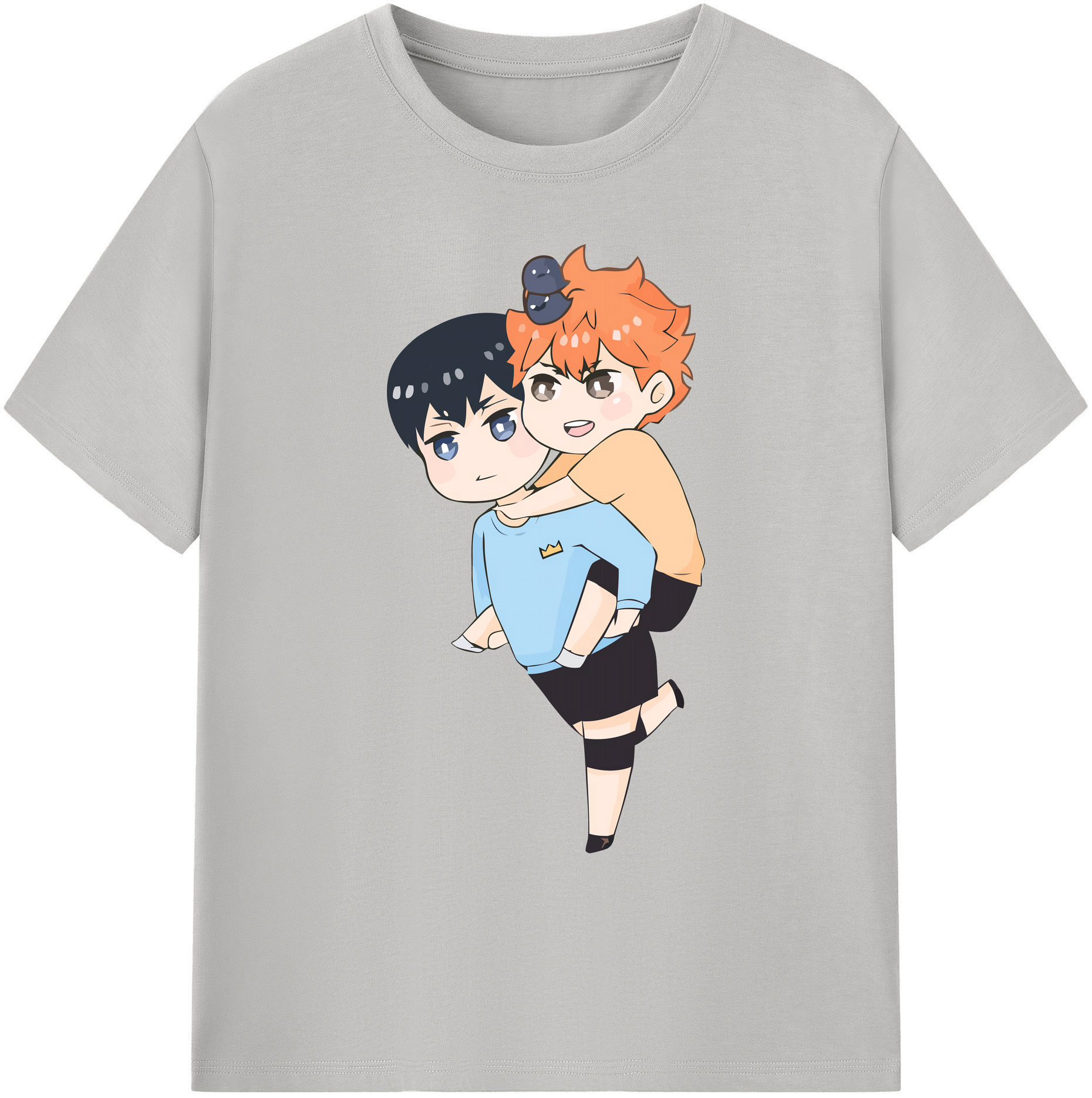 （画像用） ハイキュー!! Haikyu!! 綿100％ メンズ半袖Tシャツ｜肌触りやわらか＆通気性