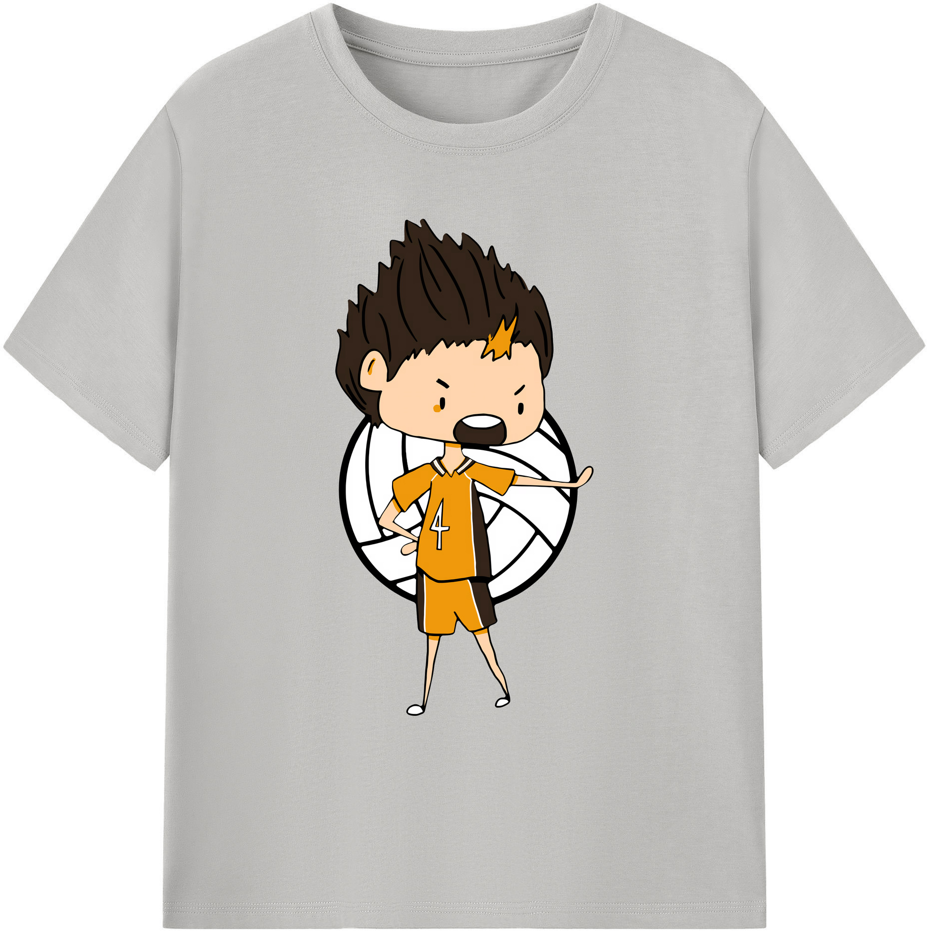 （画像用） ハイキュー!! Haikyu!! 綿100％ メンズ半袖Tシャツ｜肌触りやわらか＆通気性