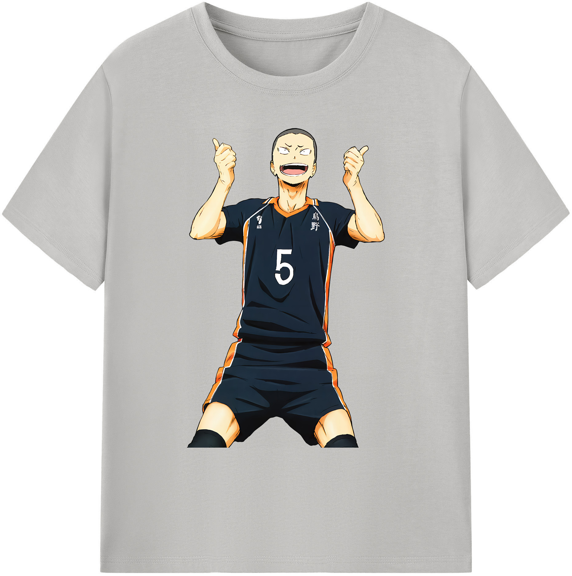 （画像用） ハイキュー!! Haikyu!! 綿100％ メンズ半袖Tシャツ｜肌触りやわらか＆通気性