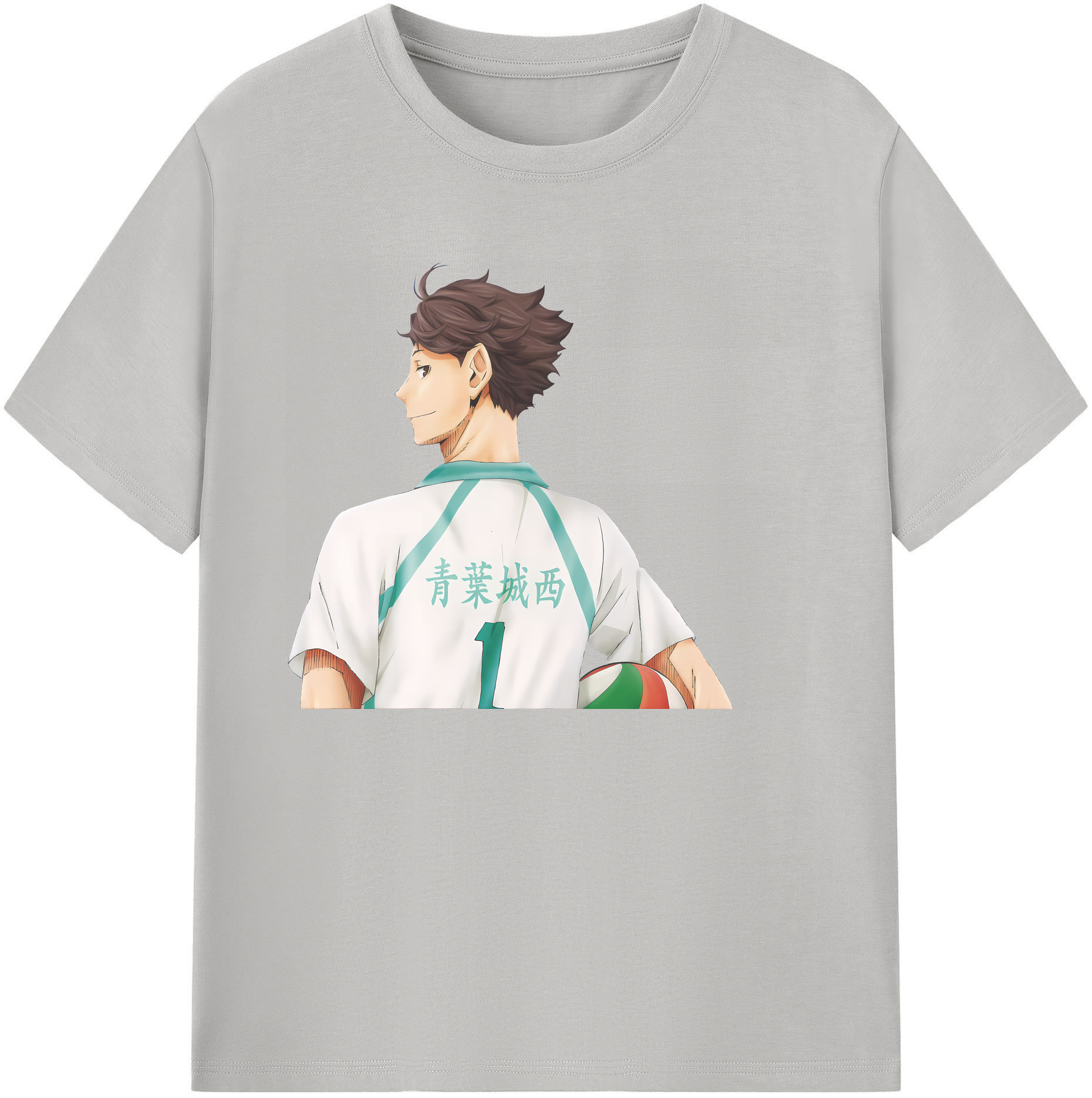 （画像用） ハイキュー!! Haikyu!! 綿100％ メンズ半袖Tシャツ｜肌触りやわらか＆通気性