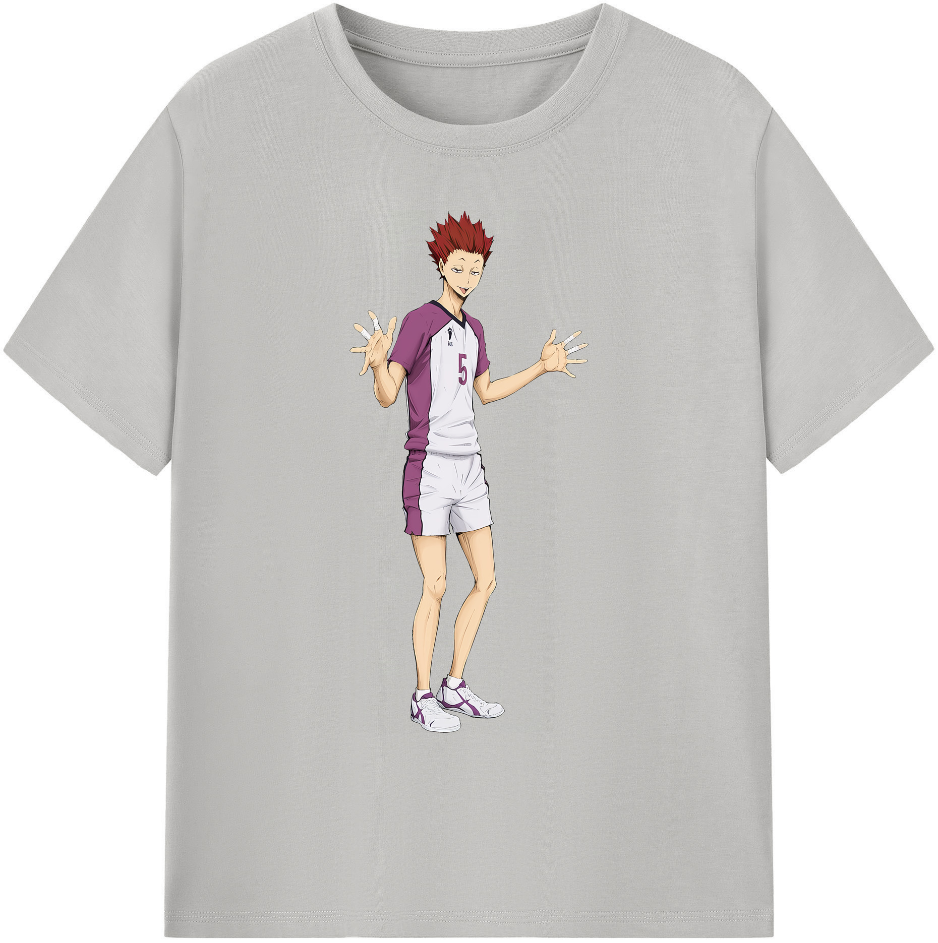 （画像用） ハイキュー!! Haikyu!! 綿100％ メンズ半袖Tシャツ｜肌触りやわらか＆通気性