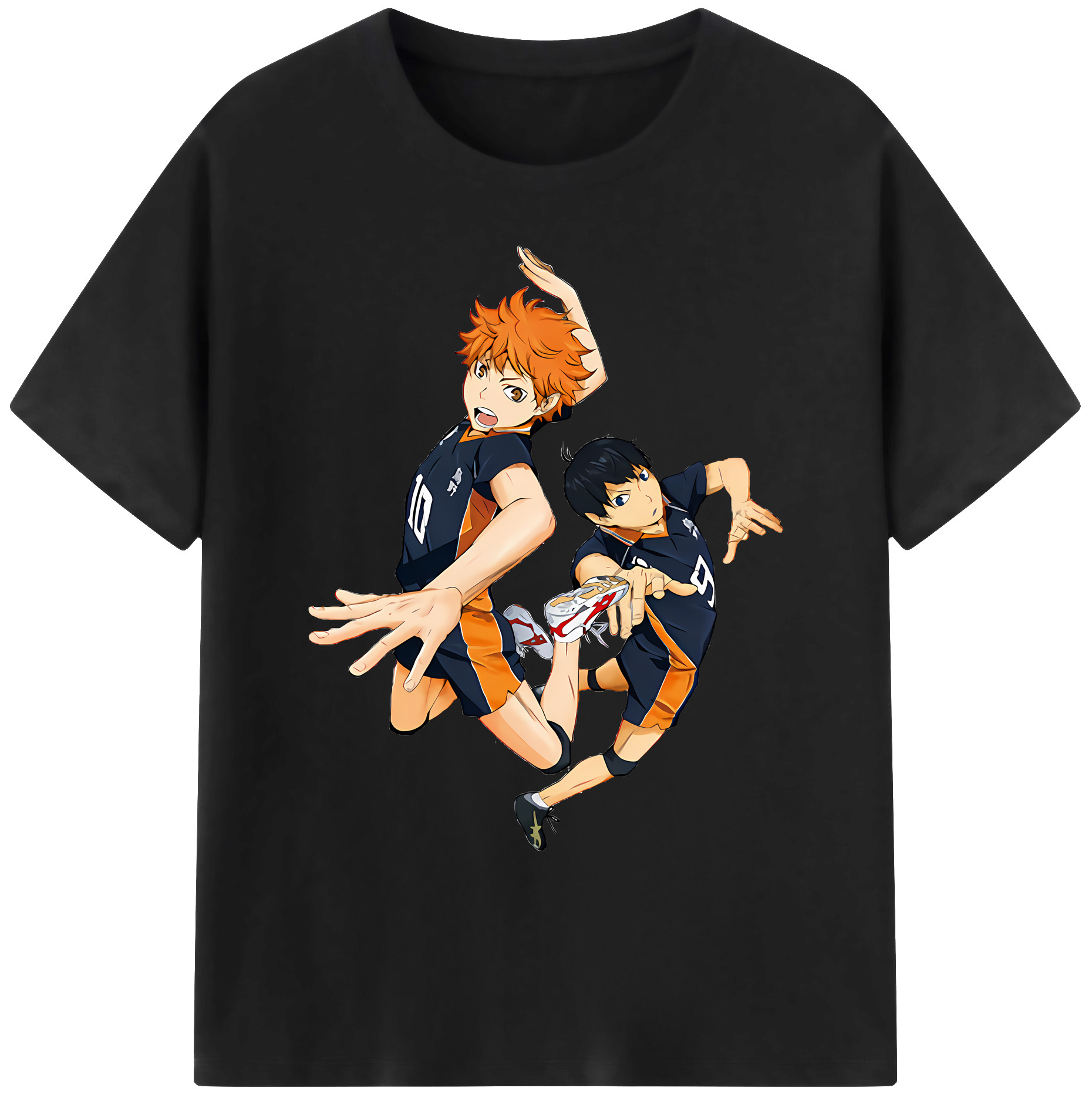 （画像用） ハイキュー!! Haikyu!! 綿100％ メンズ半袖Tシャツ｜肌触りやわらか＆通気性