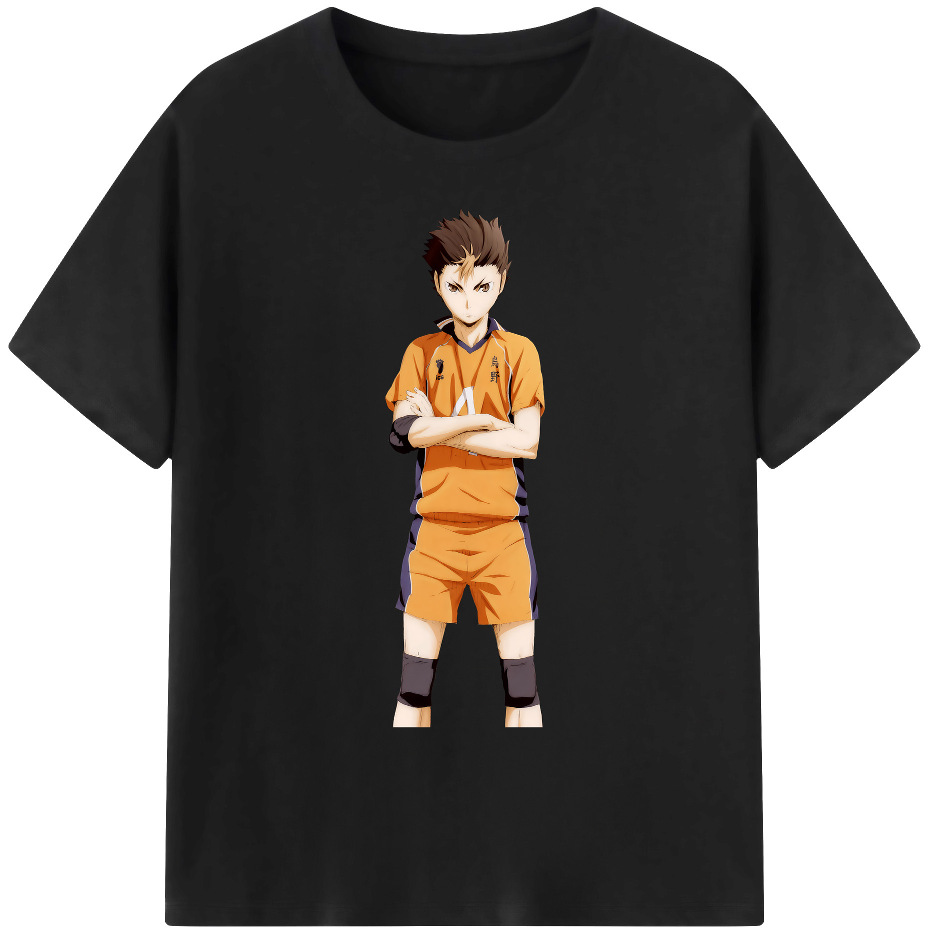 （画像用） ハイキュー!! Haikyu!! 綿100％ メンズ半袖Tシャツ｜肌触りやわらか＆通気性