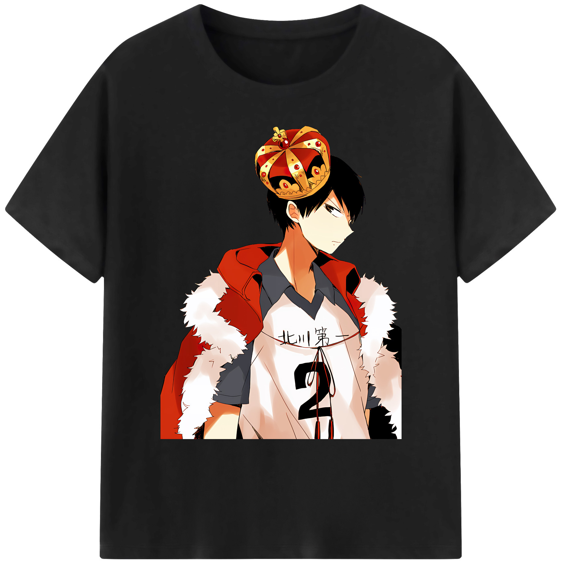 （画像用） ハイキュー!! Haikyu!! 綿100％ メンズ半袖Tシャツ｜肌触りやわらか＆通気性